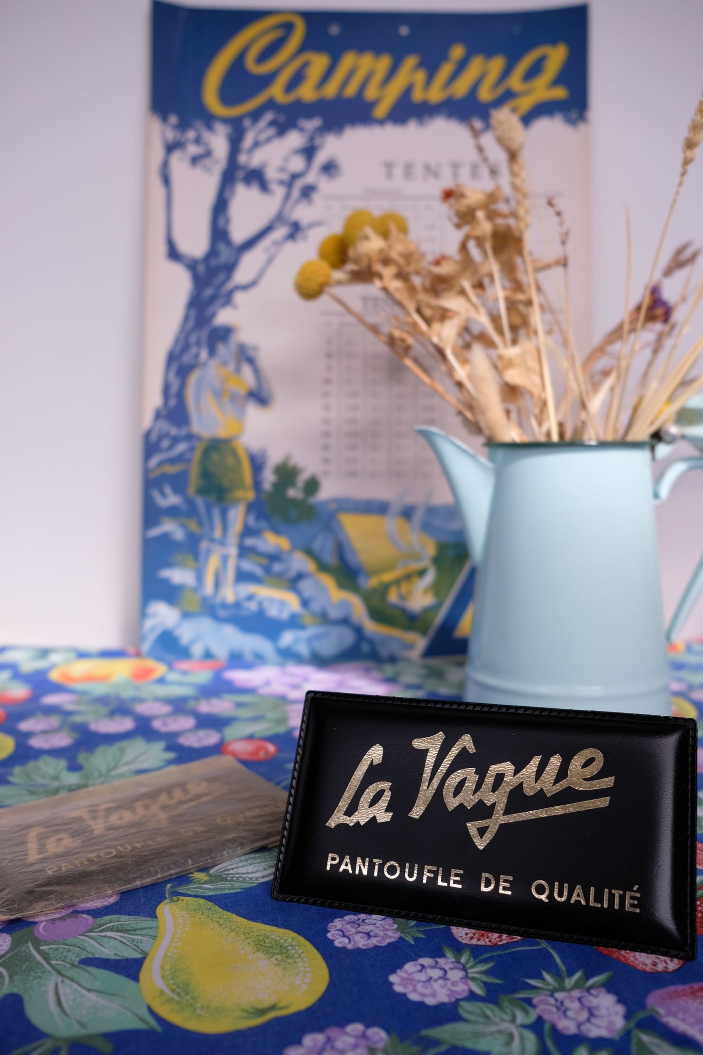 Publicité à poser "la vague pantoufle"