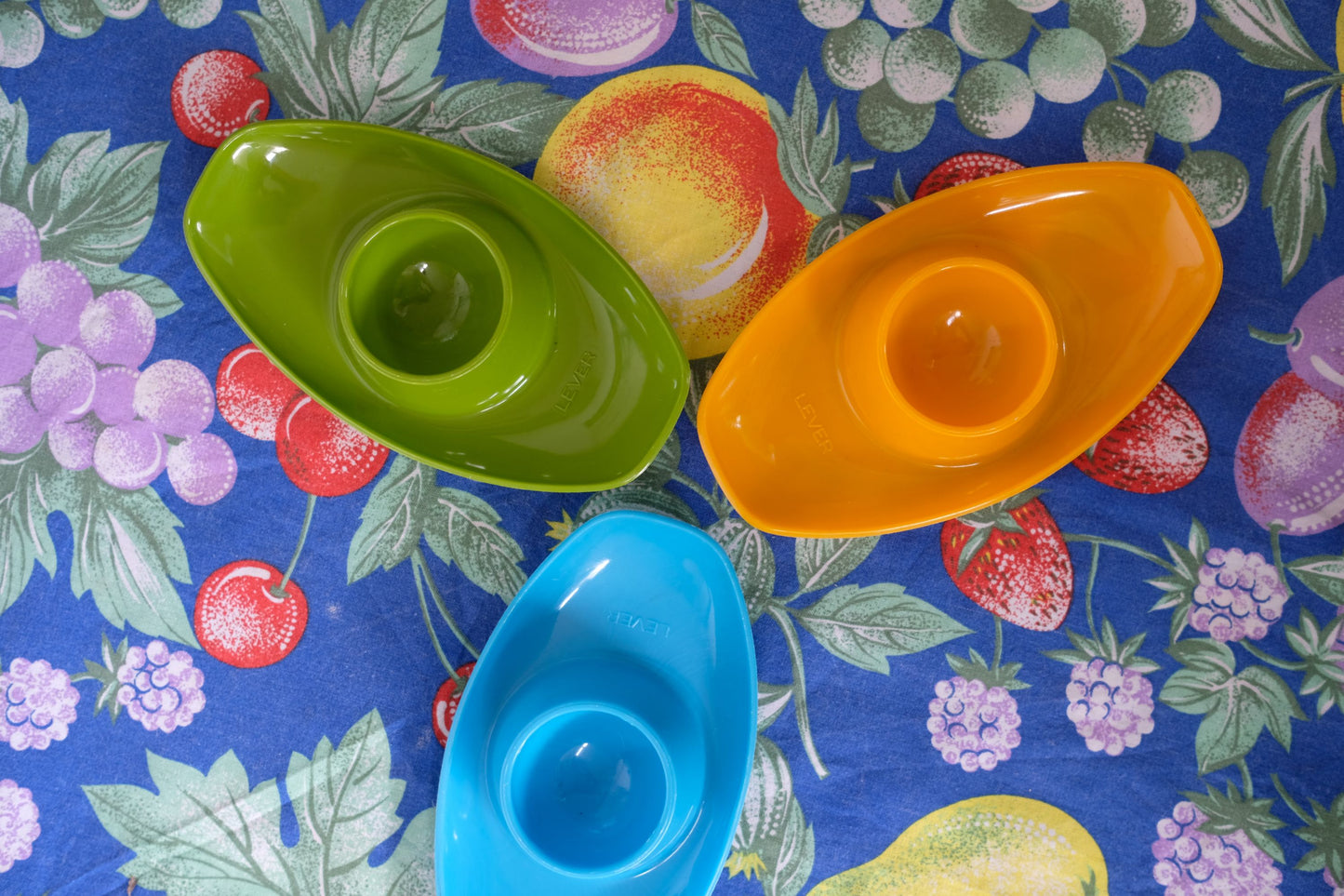 Lot de 3 coquetier empilables