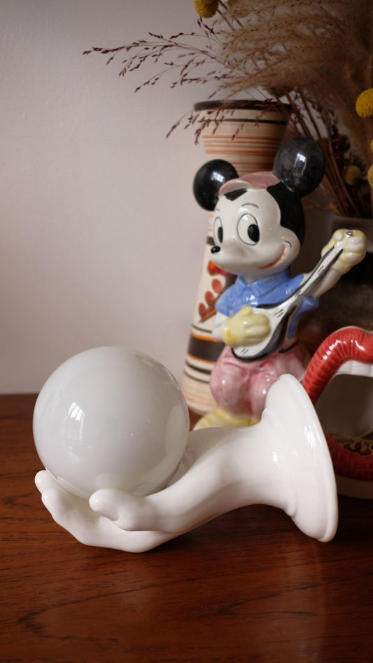 Applique main vintage en céramique