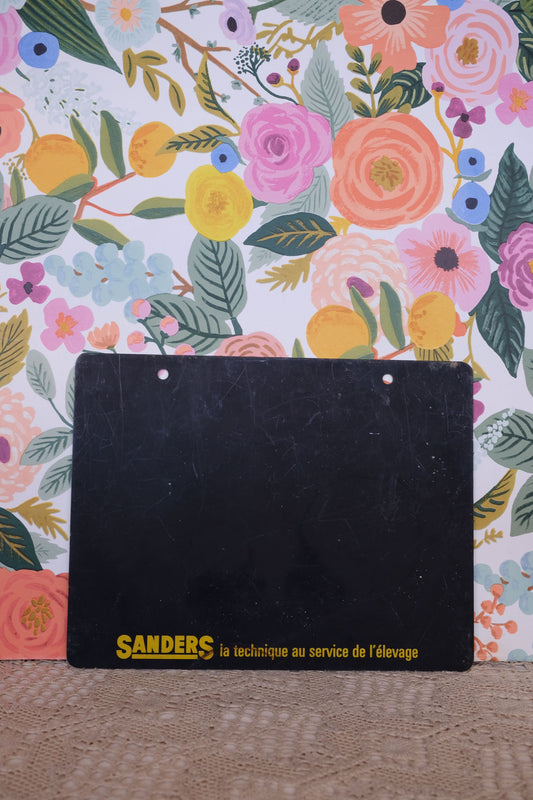 Ardoise publicitaire Sanders