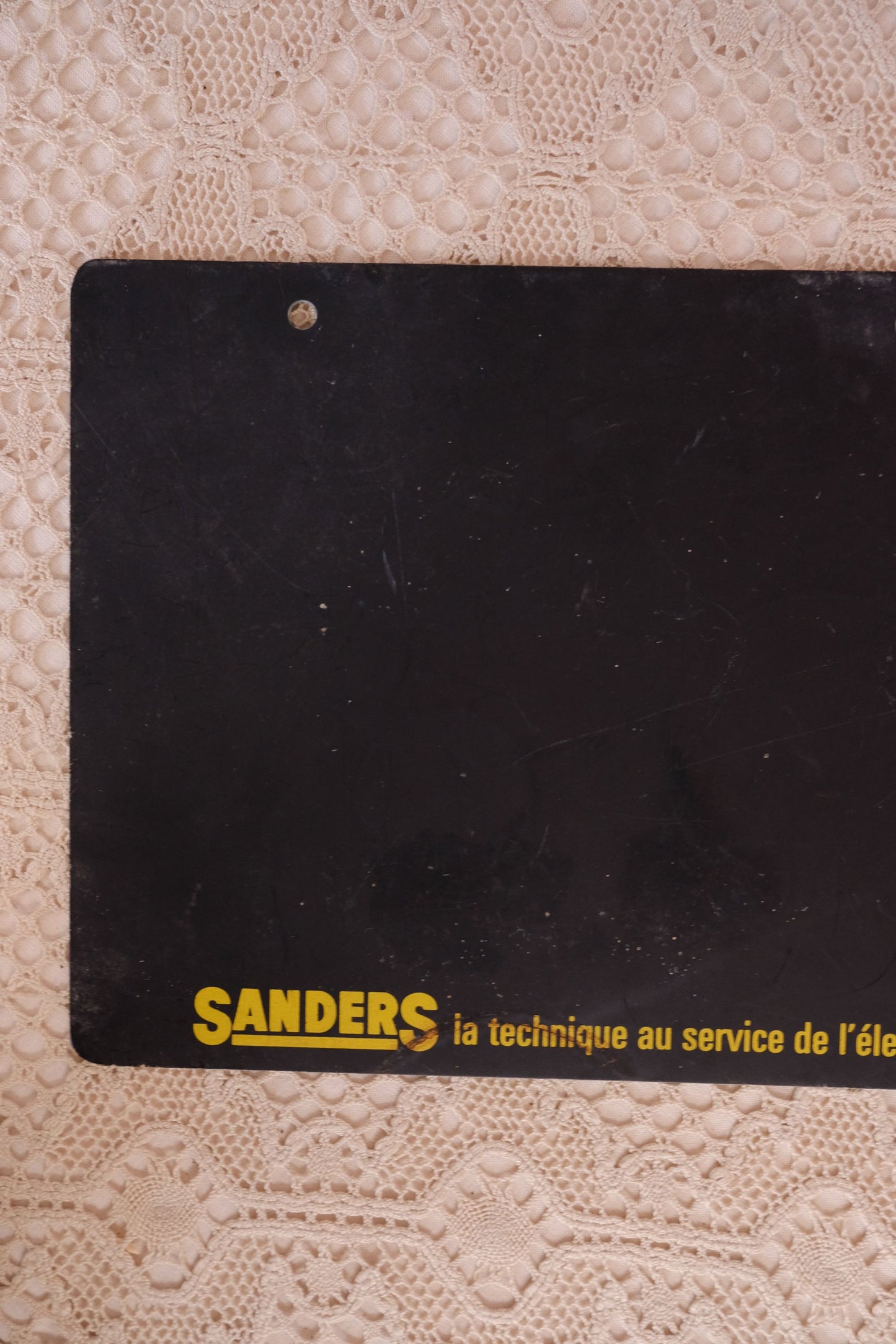 Ardoise publicitaire Sanders