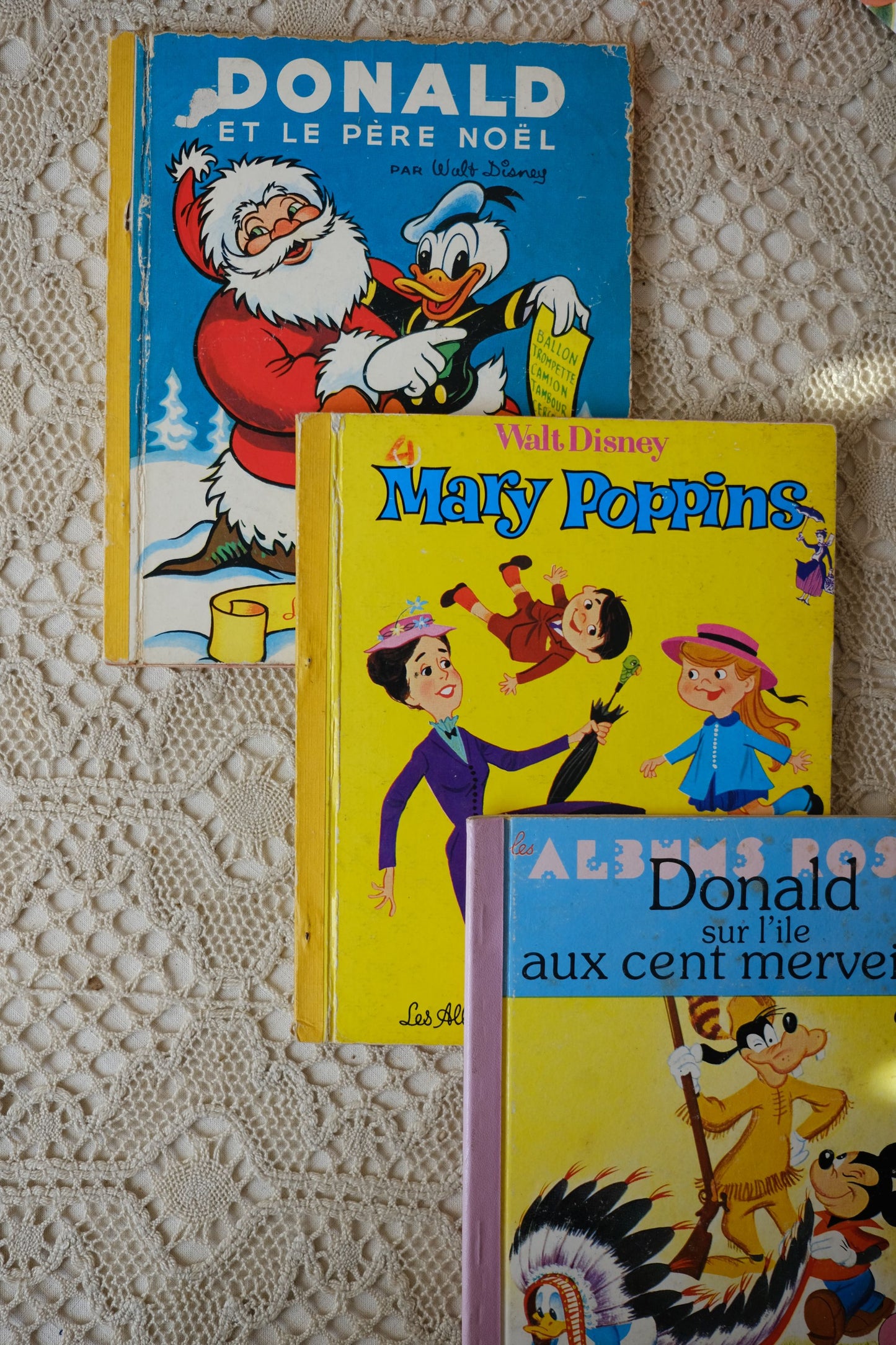 Livres Disney de la collection "les albums roses"