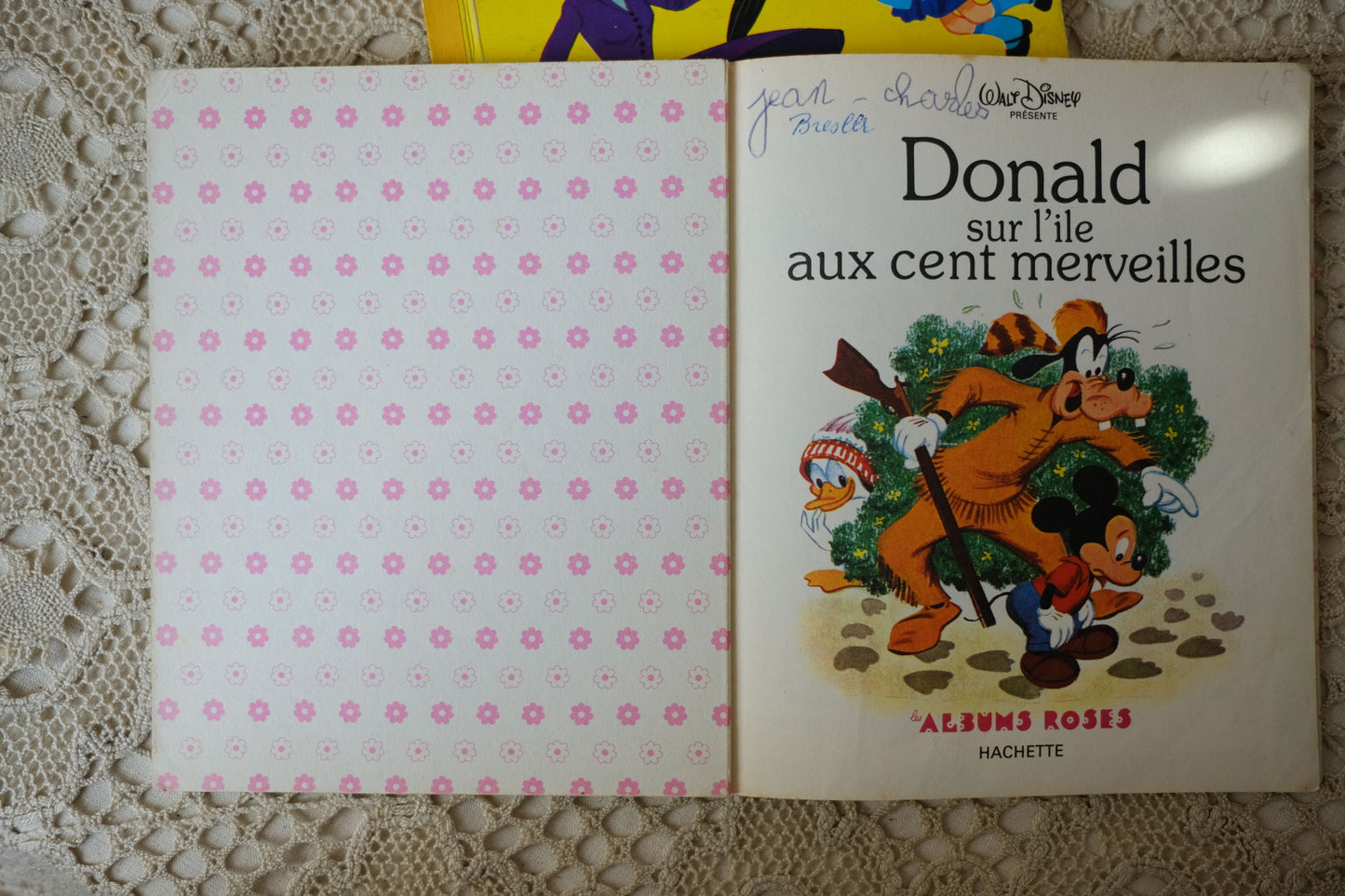 Livres Disney de la collection "les albums roses"