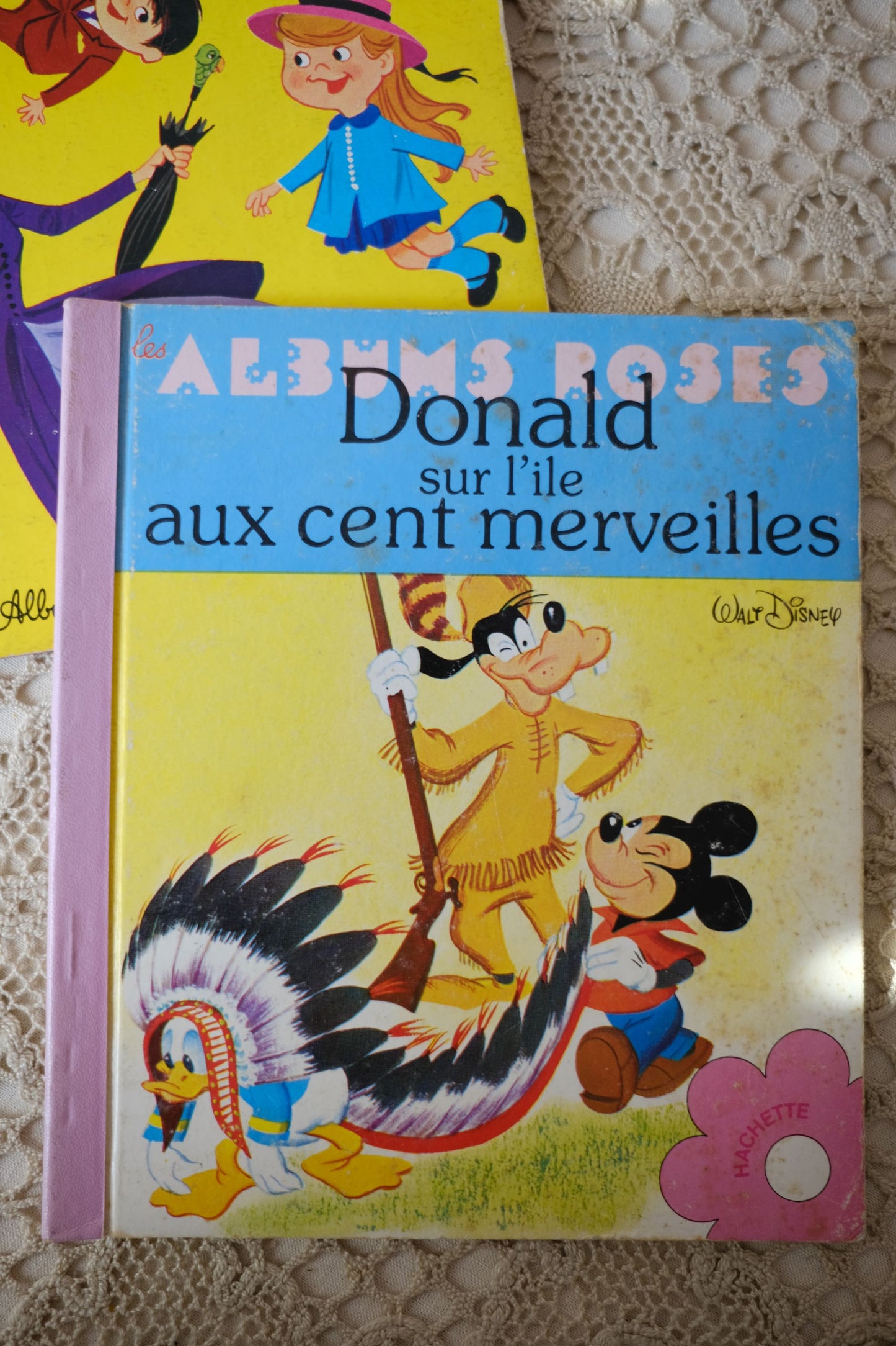 Livres Disney de la collection "les albums roses"