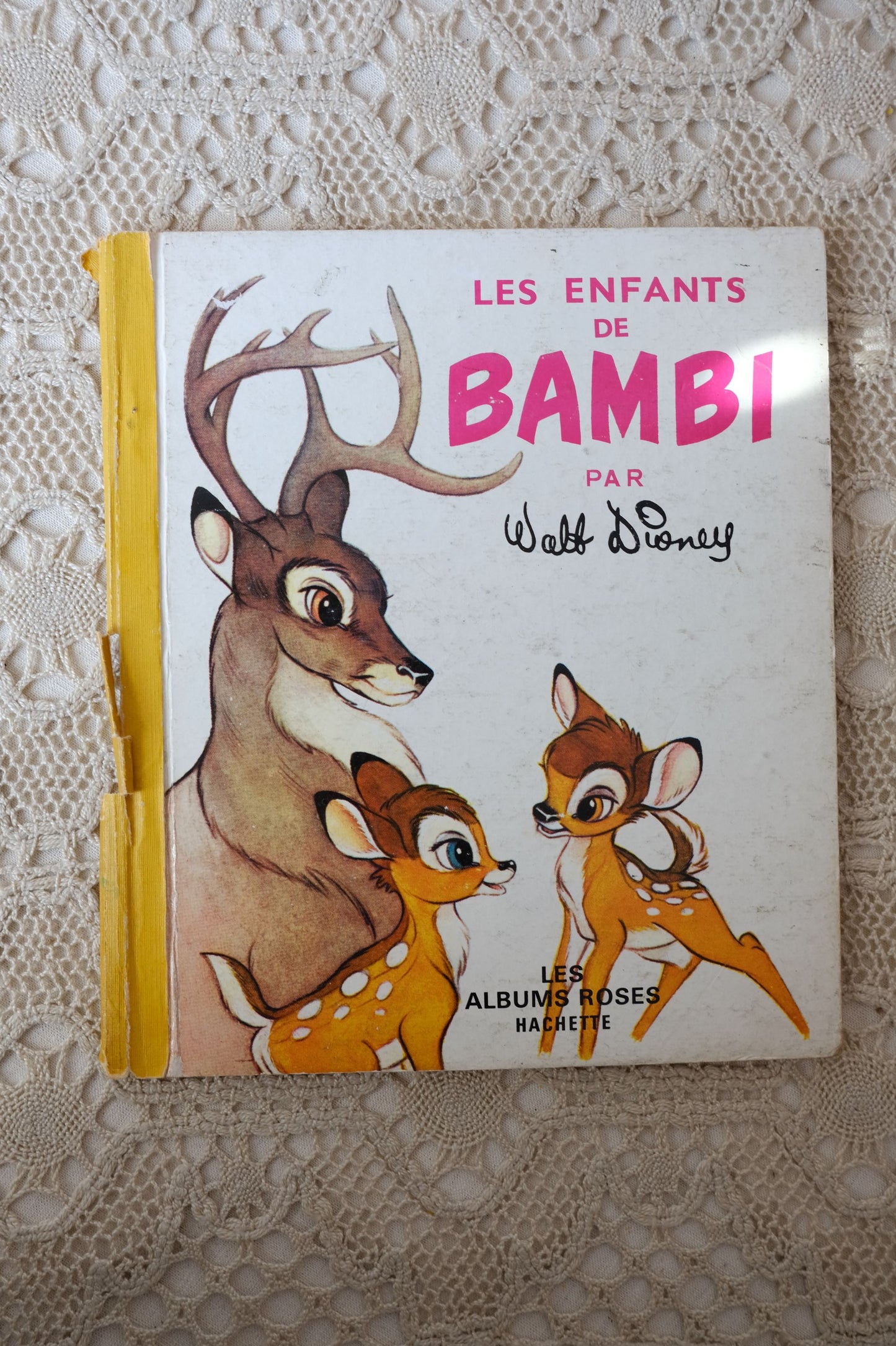 Livres Disney de la collection "les albums roses"