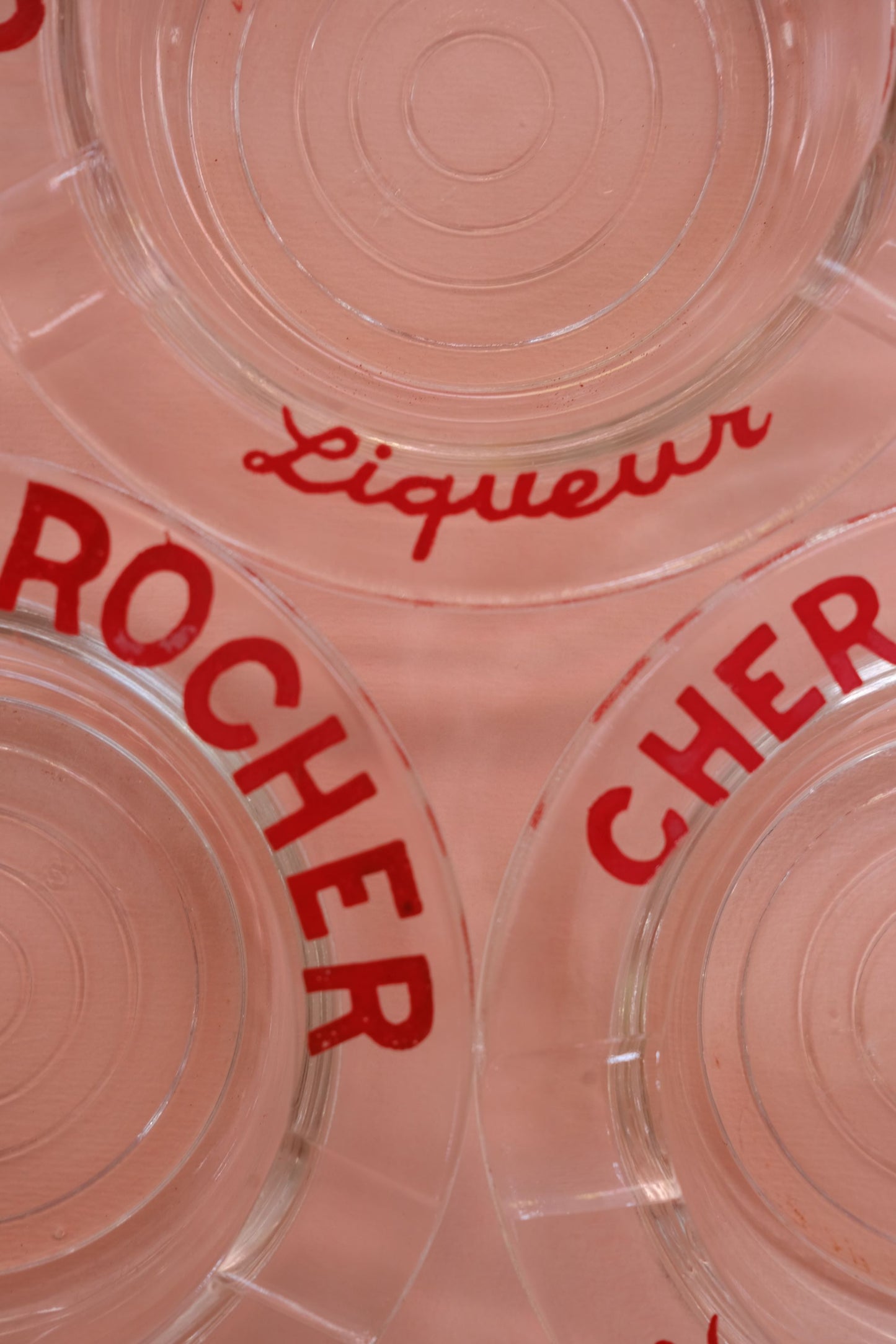 Cendrier publicitaire Liqueur cherry rocher