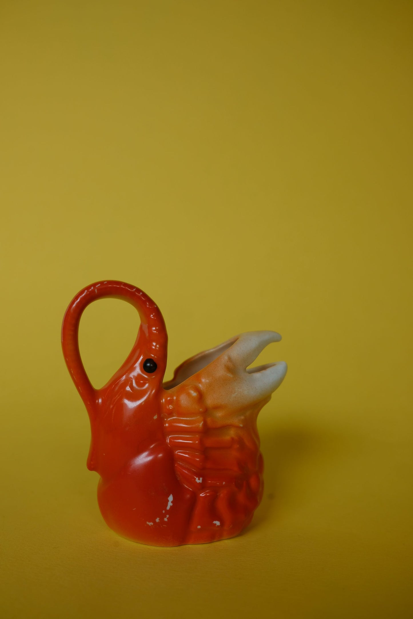 Saucière zoomorphe en forme de crevette