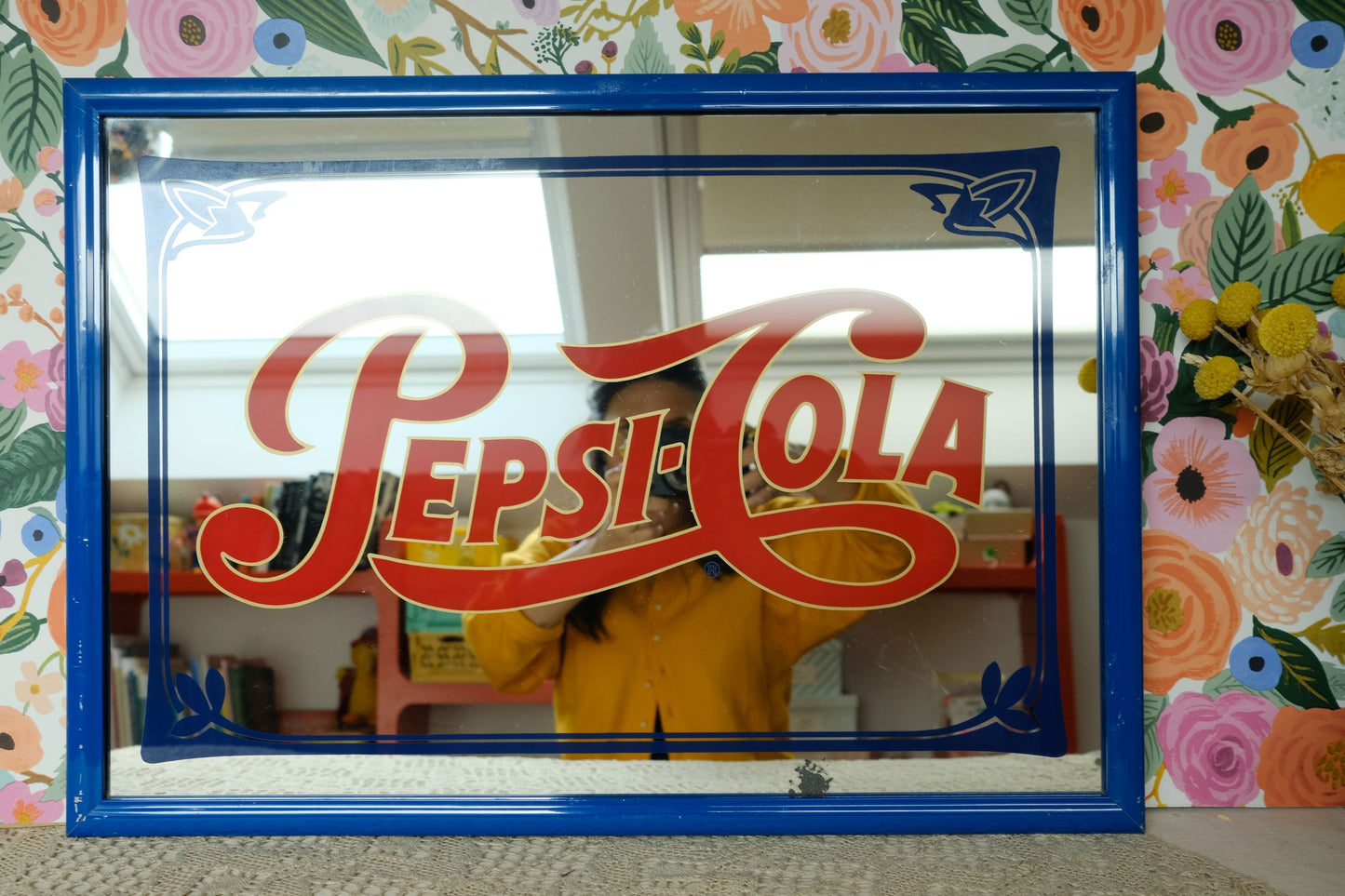 Miroir publicitaire pepsi
