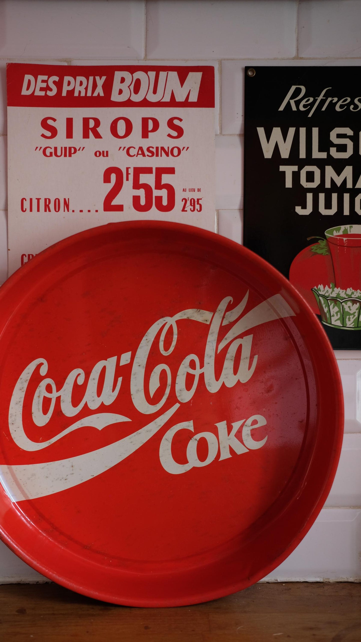 Plateau Coca cola, années 80
