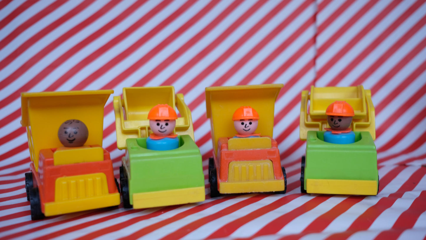 Véhicules de chantier little people par Fisher price