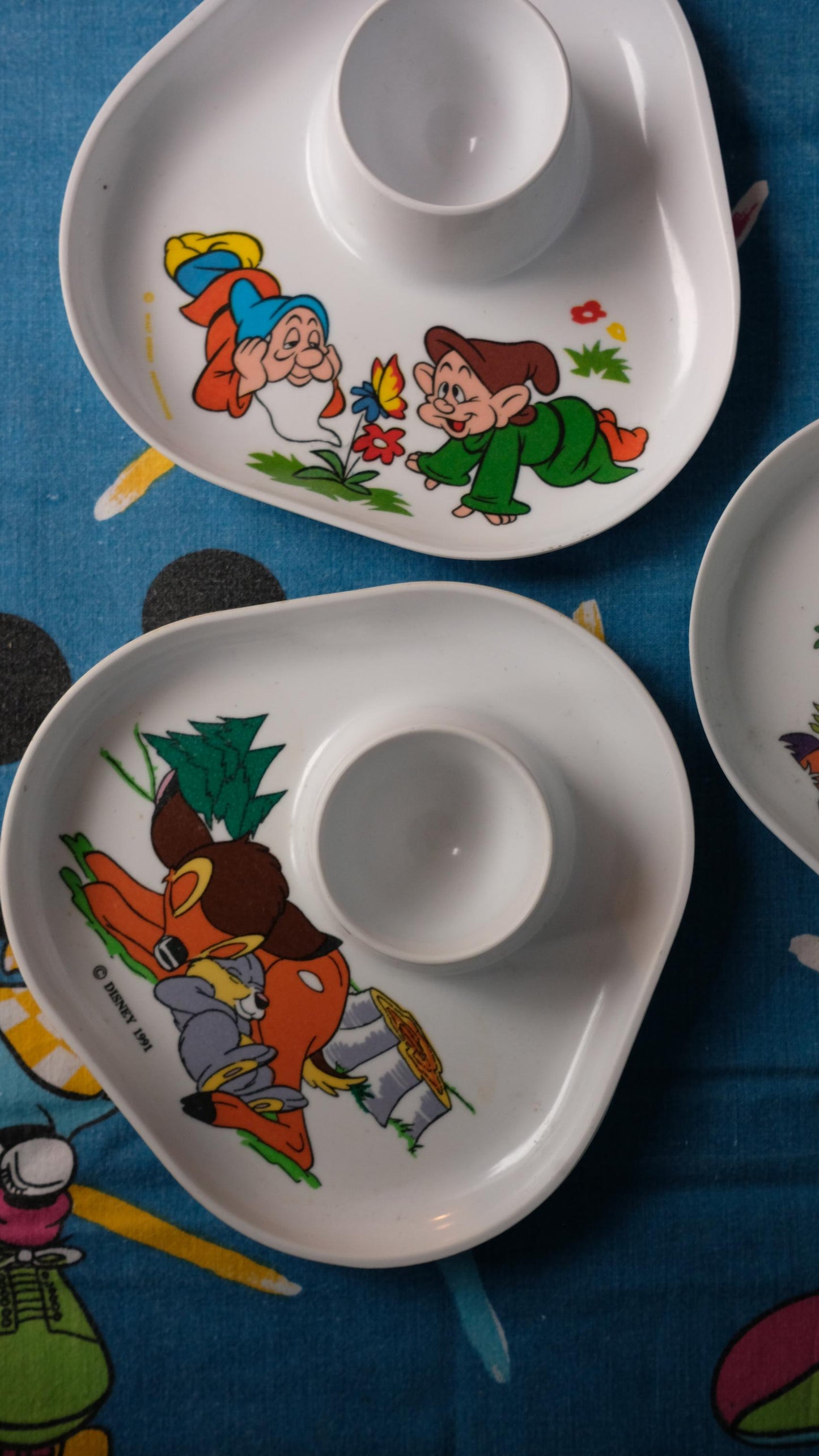 Sélection de coquetiers walt Disney en mélaminé