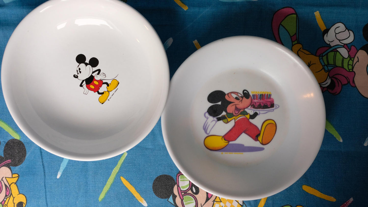 Sélection d'assiettes walt Disney