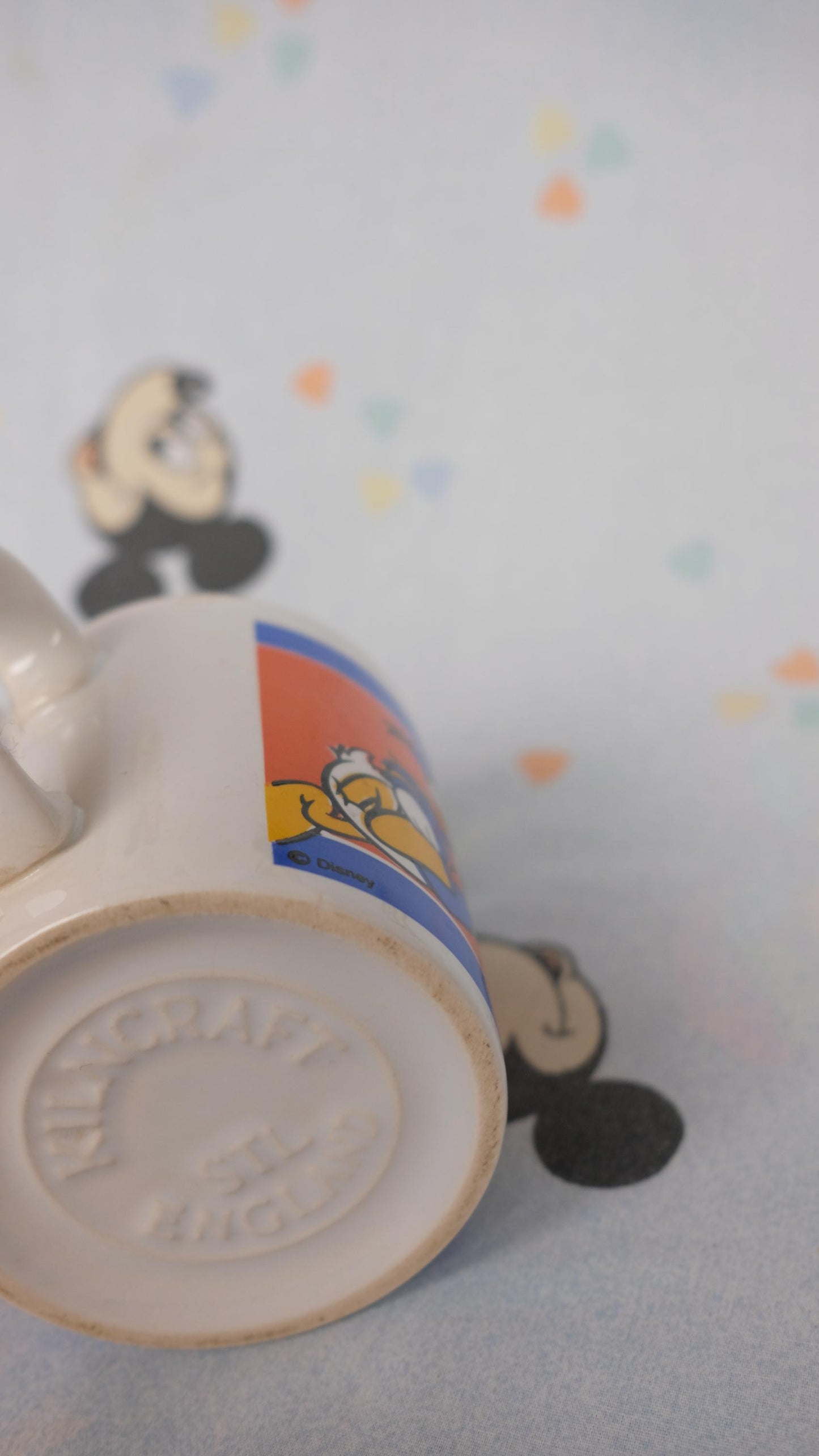 Mugs Donald made in England en céramique