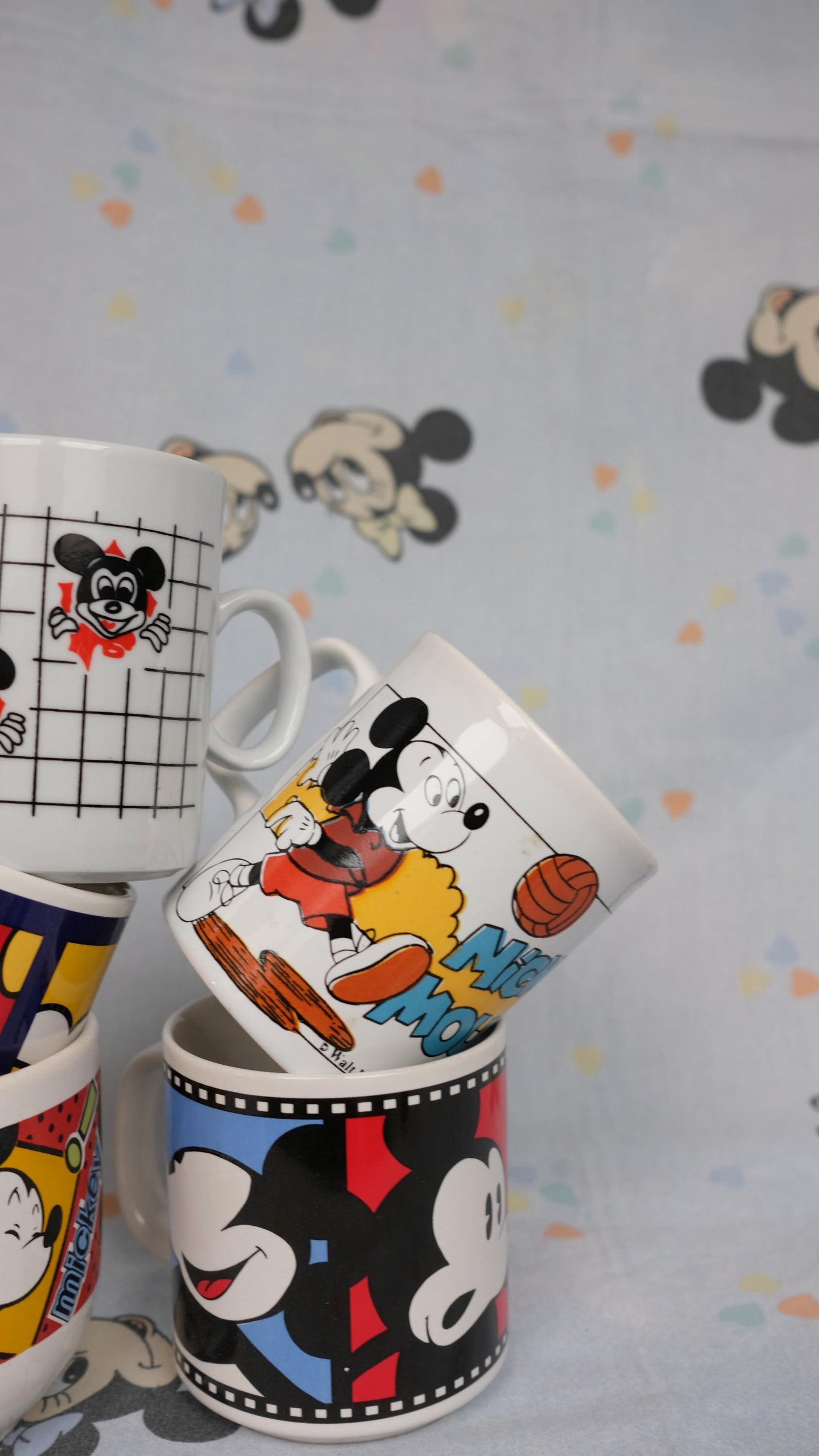 Sélection de mugs mickey en céramique