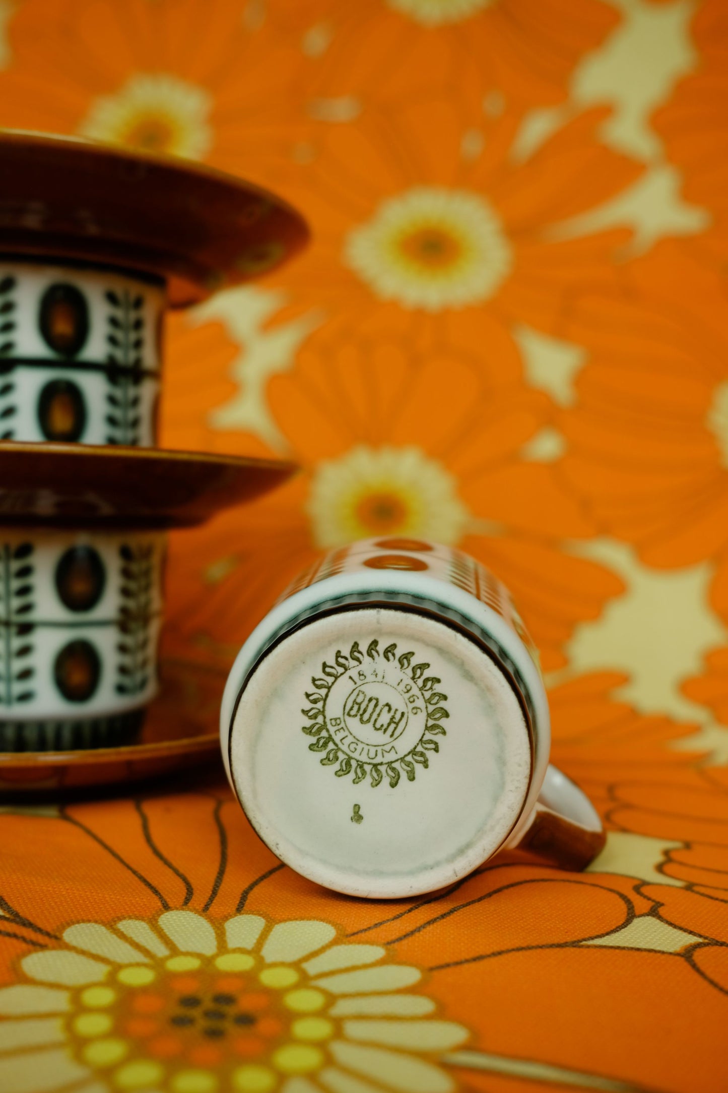 Tasses Villeroy et Boch, modèle noix