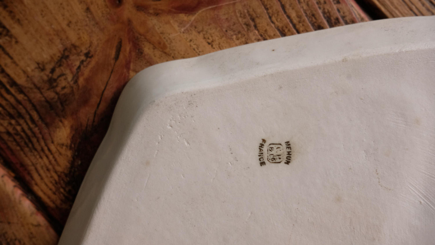 Serviteur apéritifs Hémun vintage en porcelaine