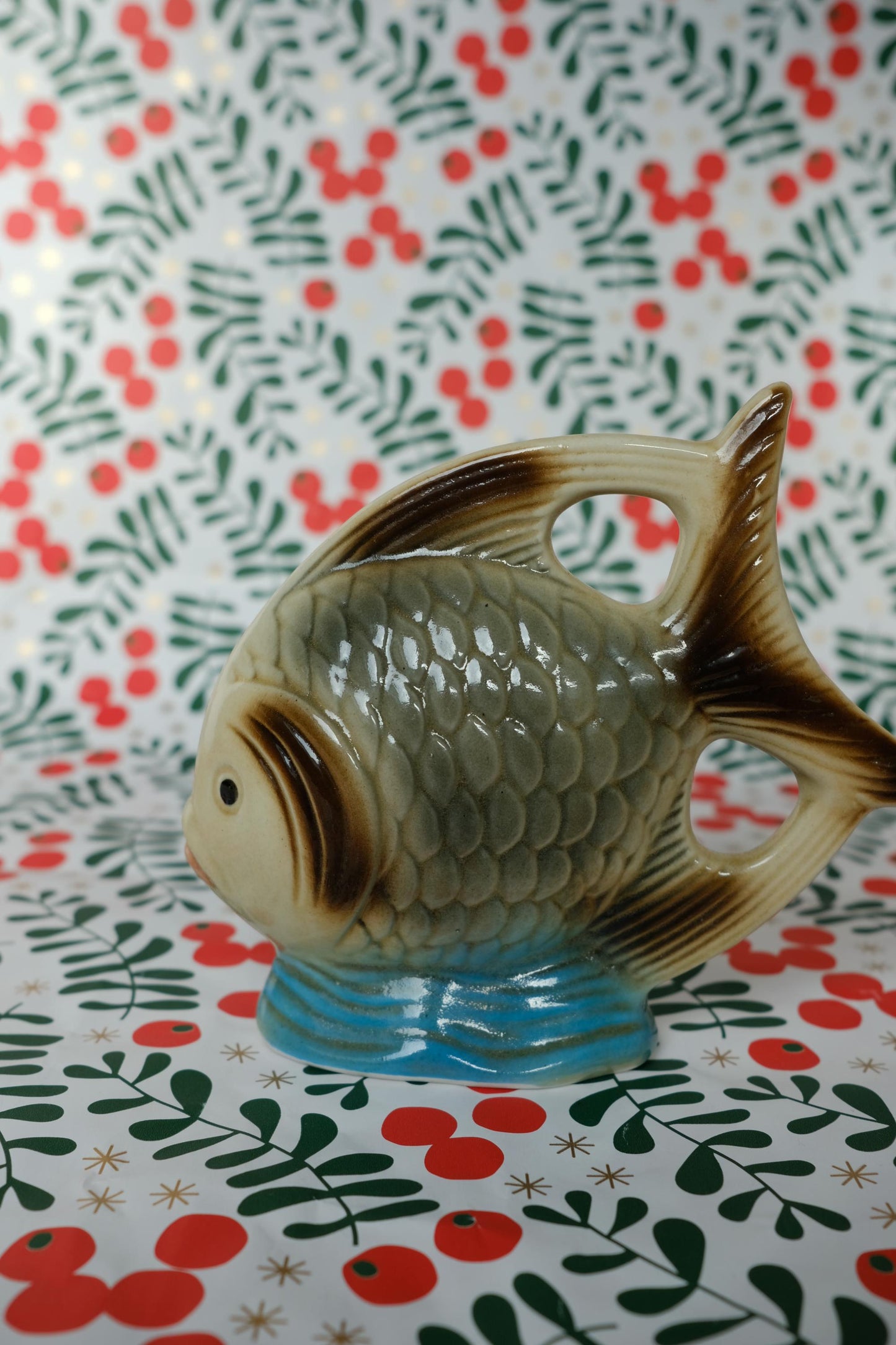 Poisson décoratif en céramique