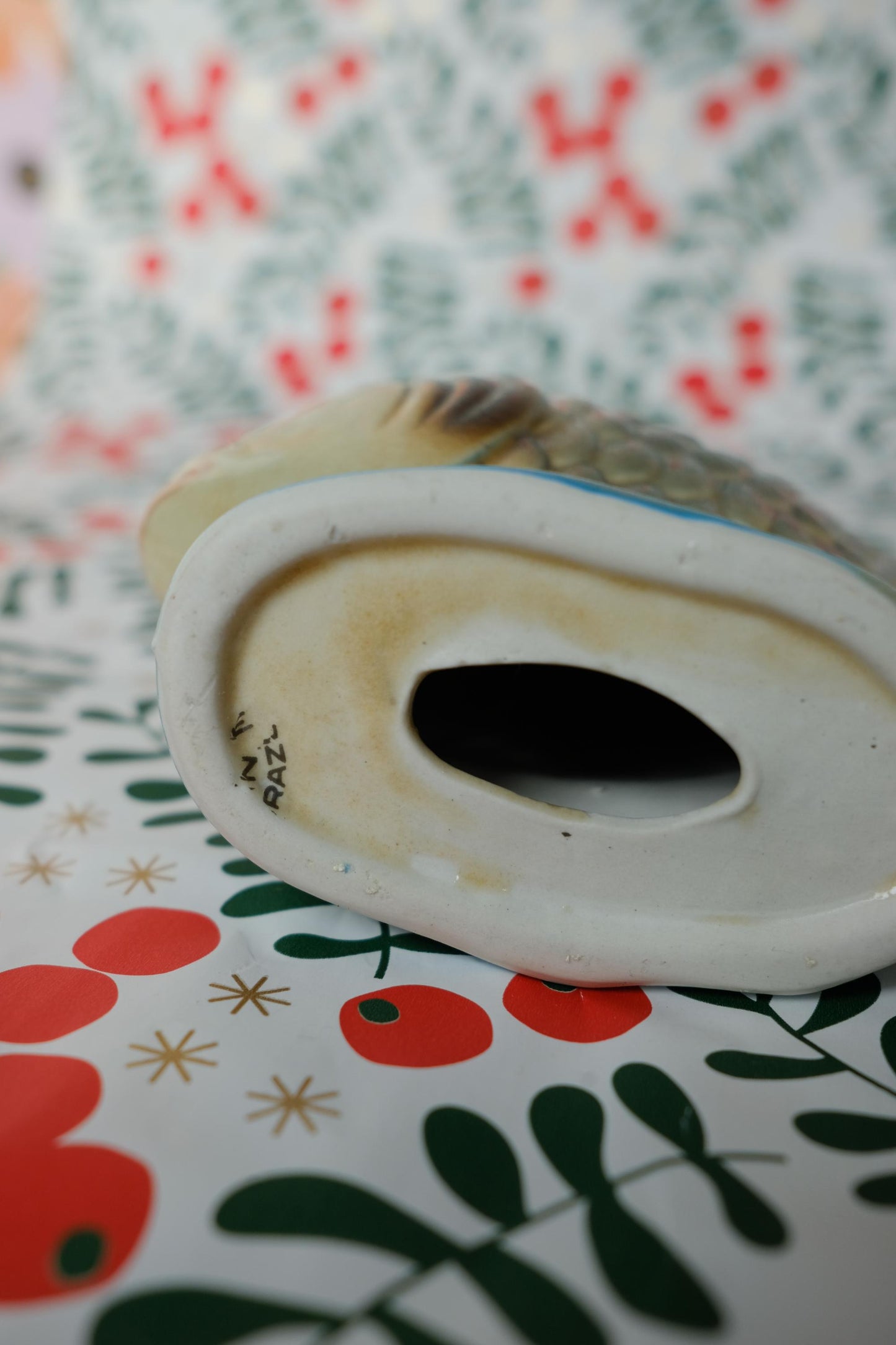 Poisson décoratif en céramique