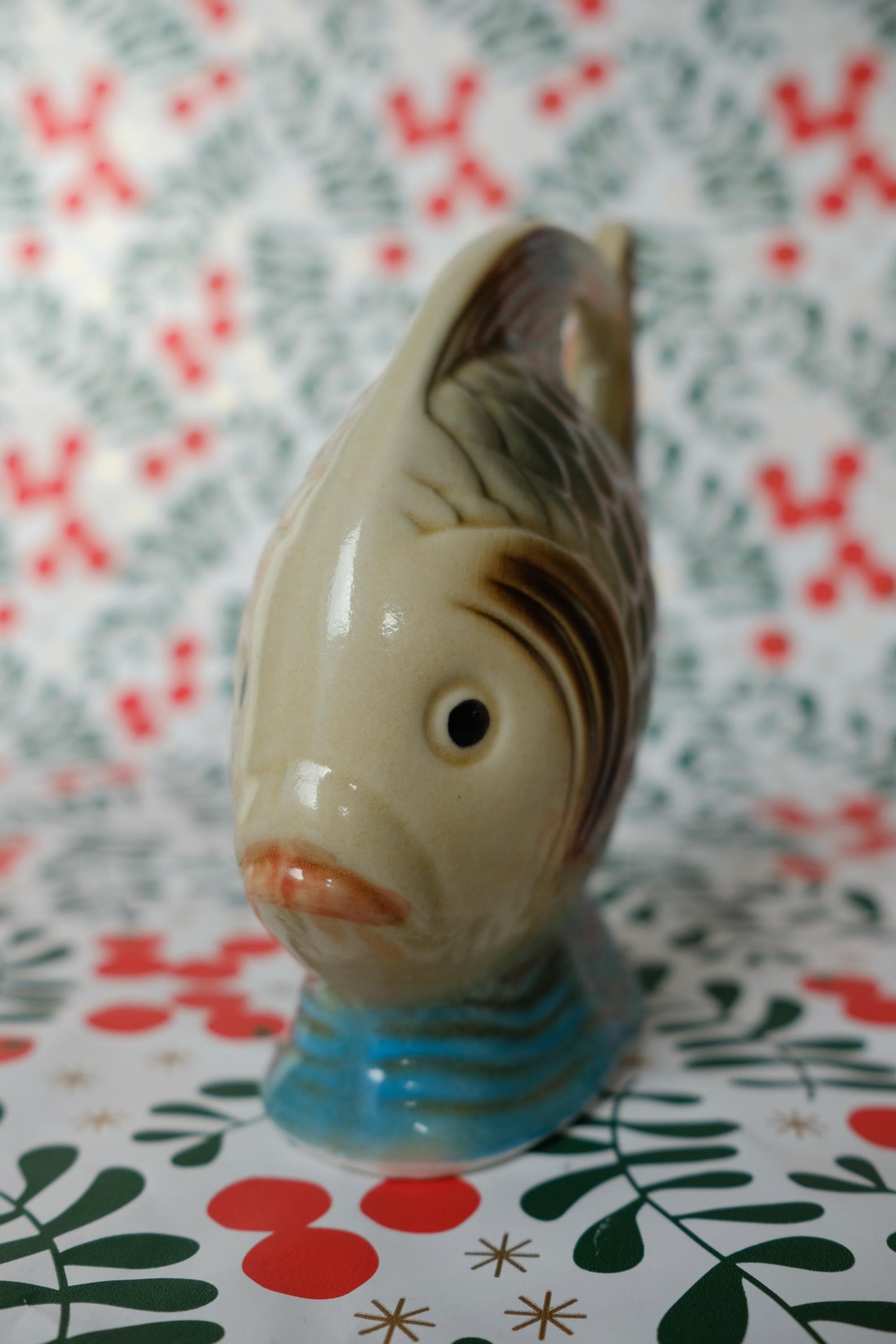 Poisson décoratif en céramique
