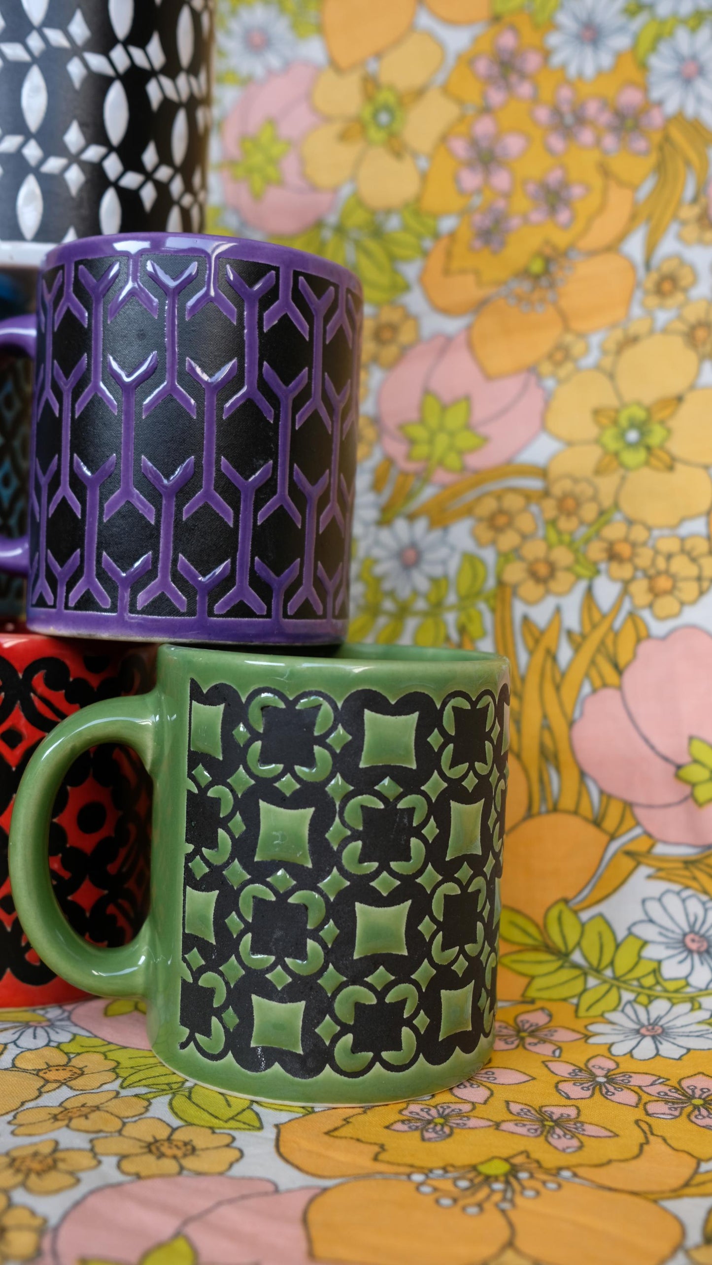 Mugs waechtesbach 70's en céramique