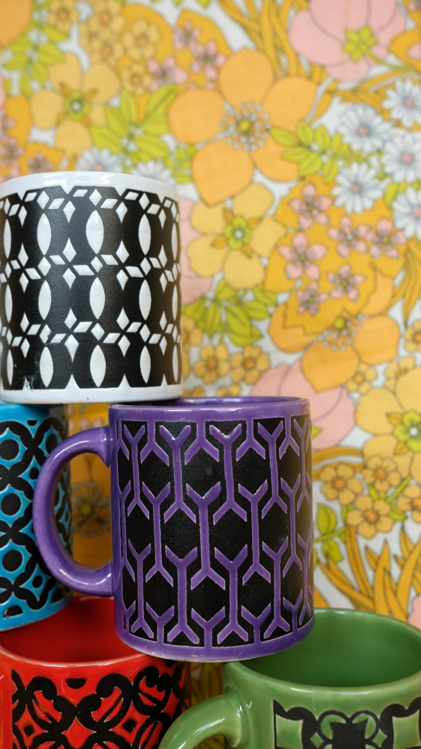 Mugs waechtesbach 70's en céramique