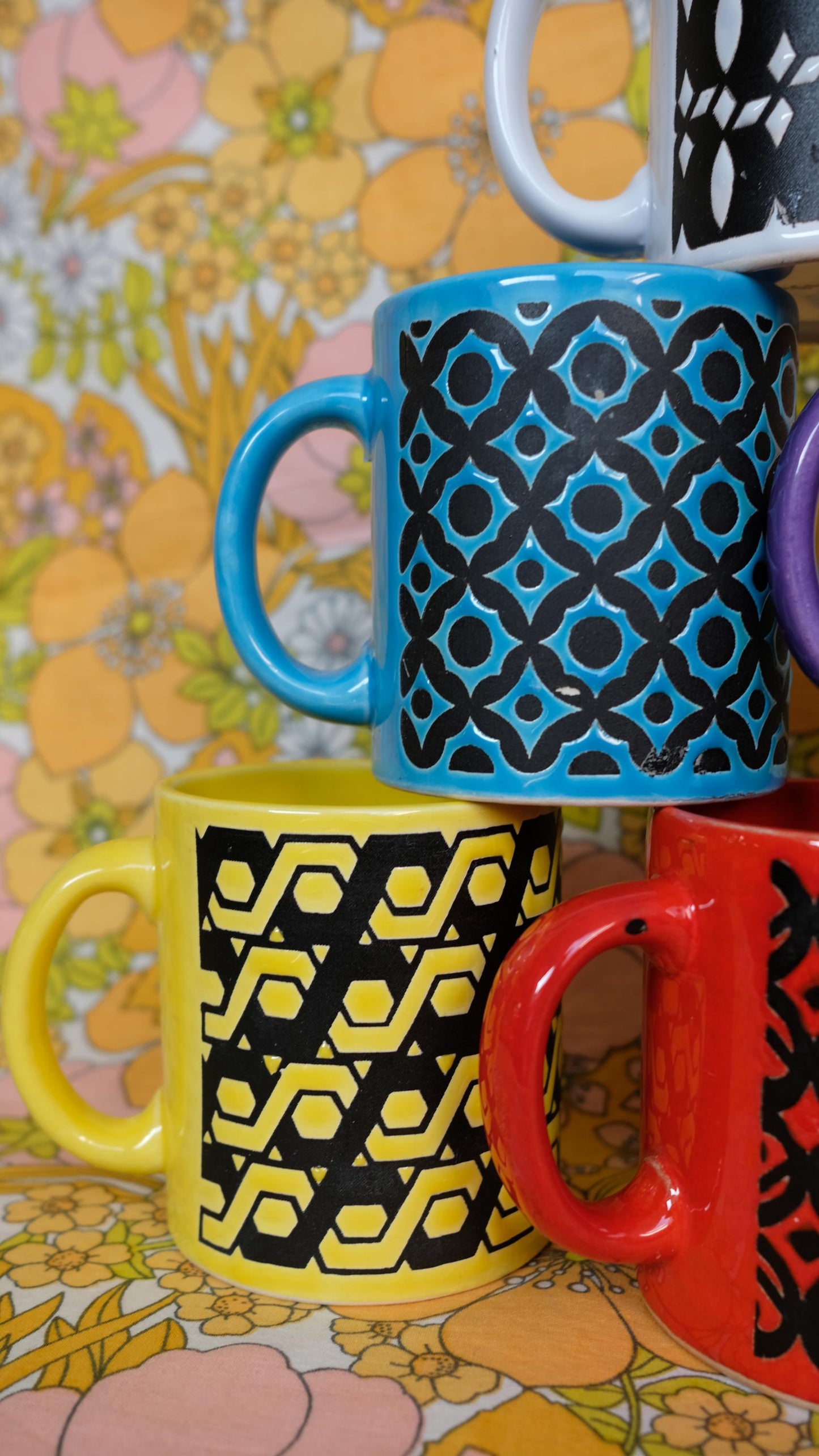 Mugs waechtesbach 70's en céramique