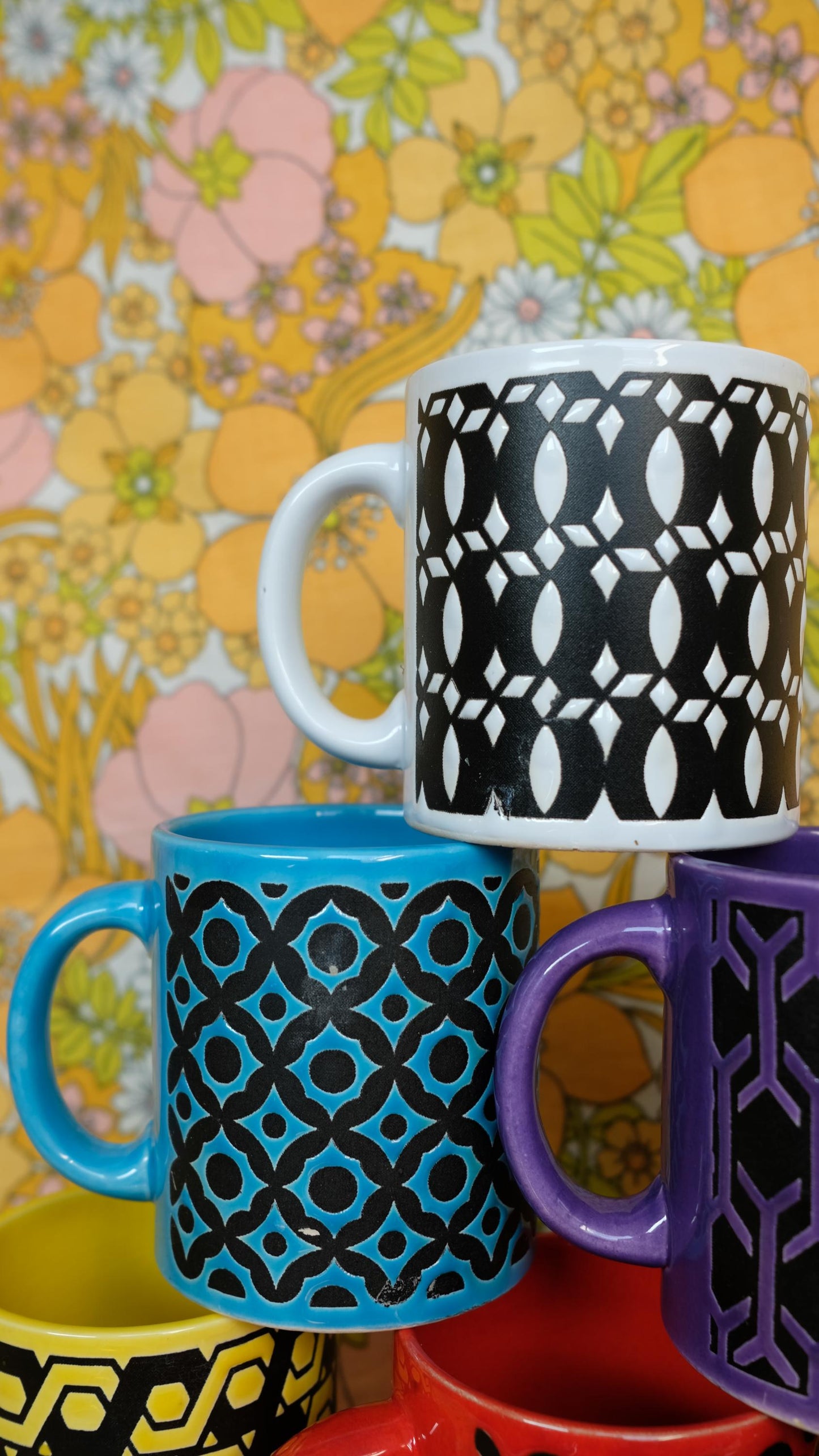 Mugs waechtesbach 70's en céramique