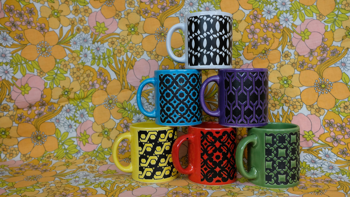 Mugs waechtesbach 70's en céramique