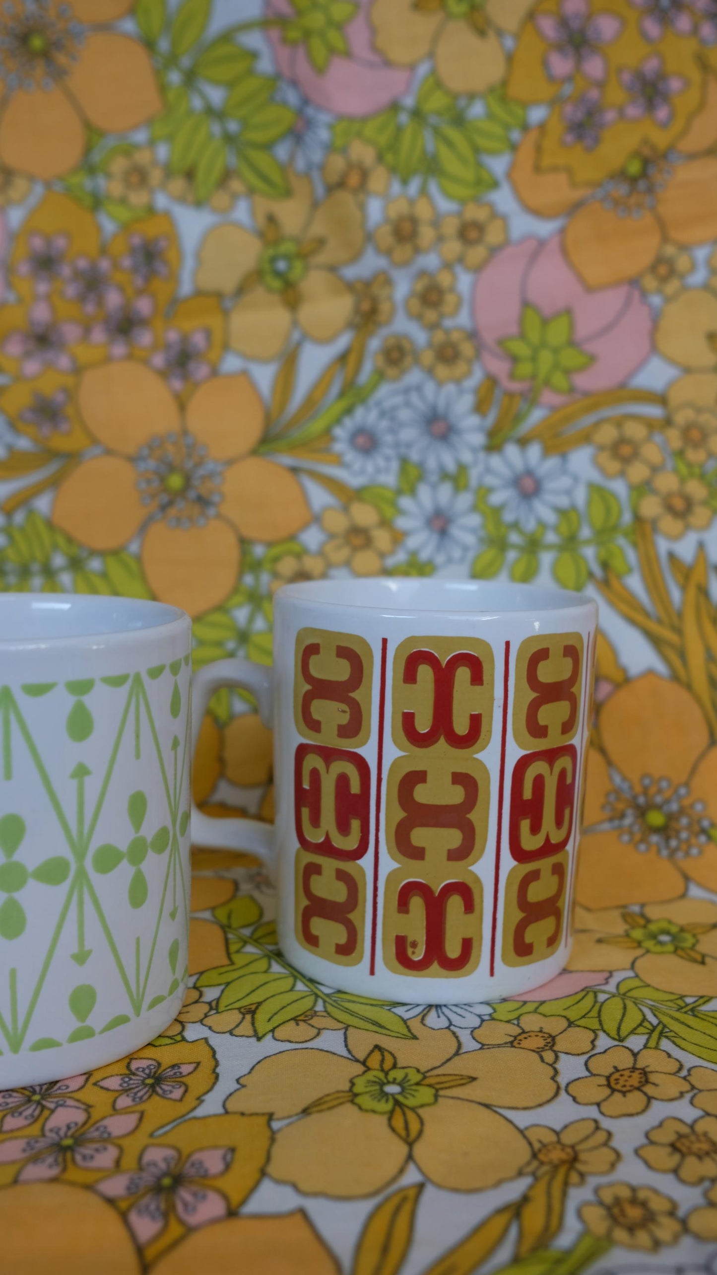 Mugs made seventies made in England
