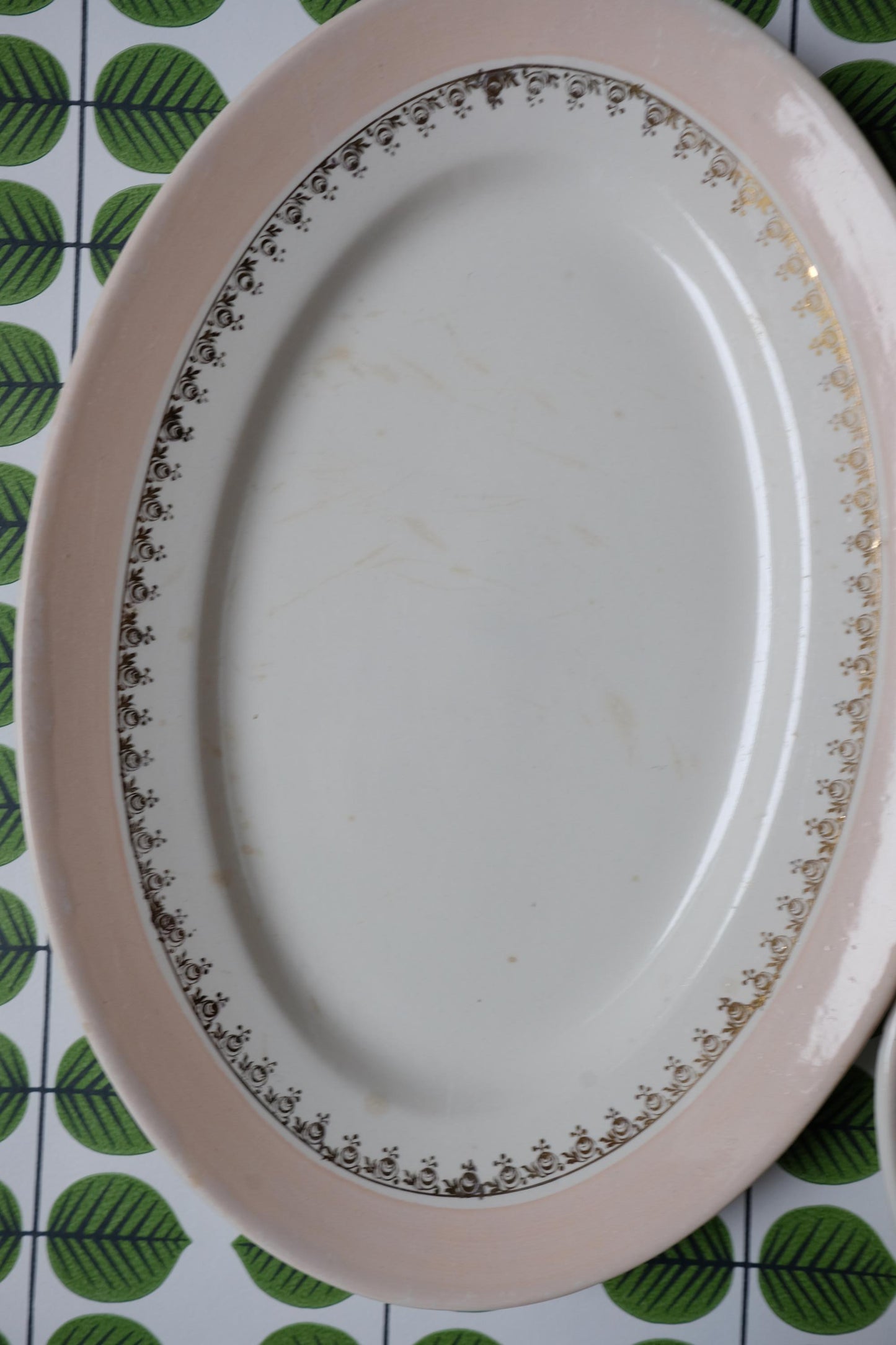 Plats ovales Digoin Sarreguemines modèle Jocelyn