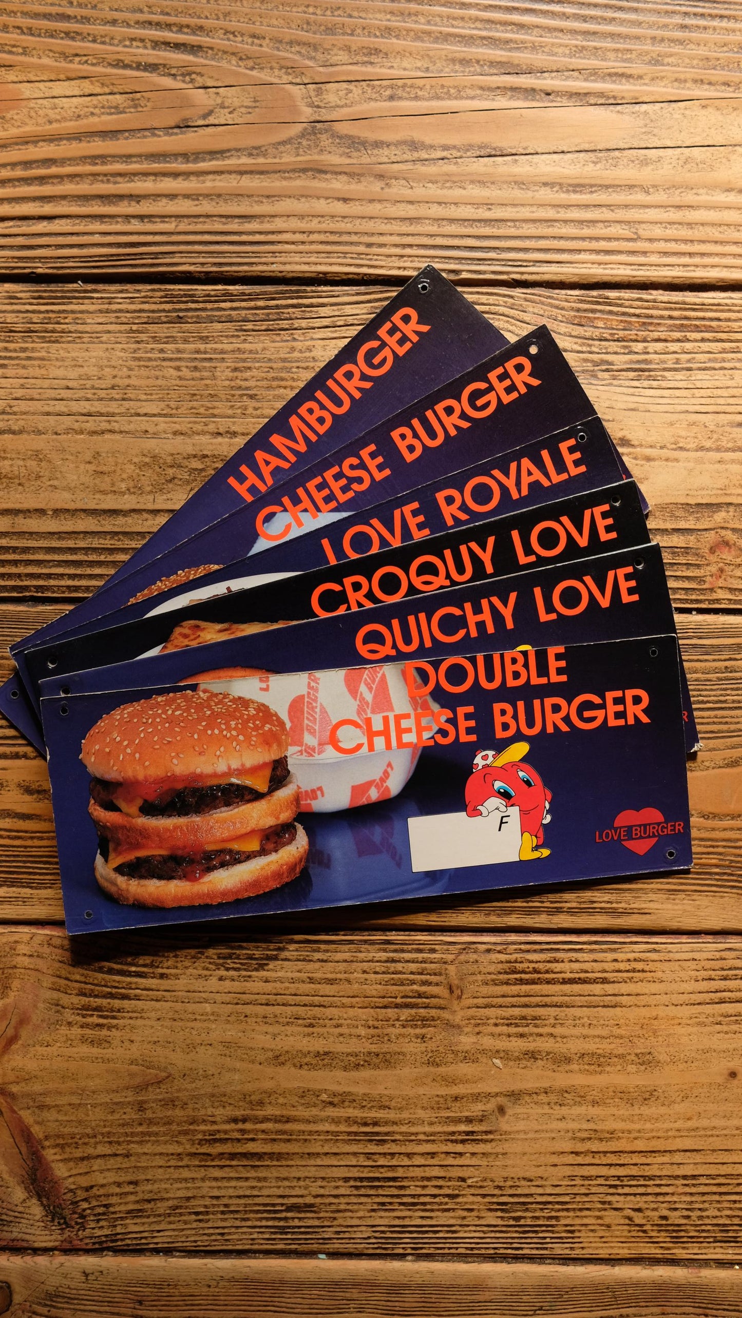 Panneau publicitaire de fast food