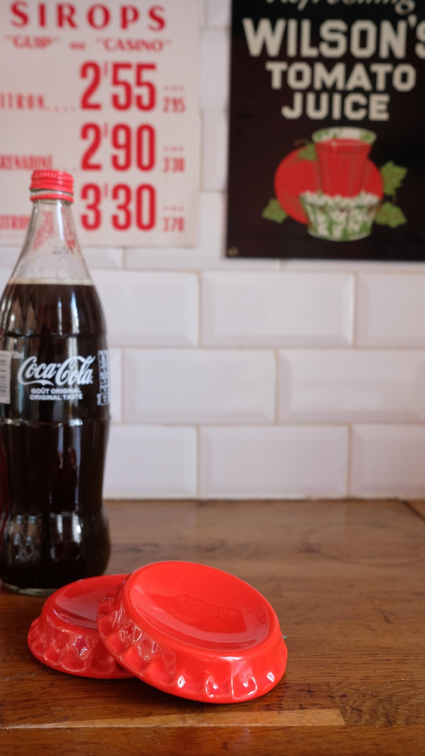 Coupelle/Vide-poche/Cendrier en forme de capsule de soda