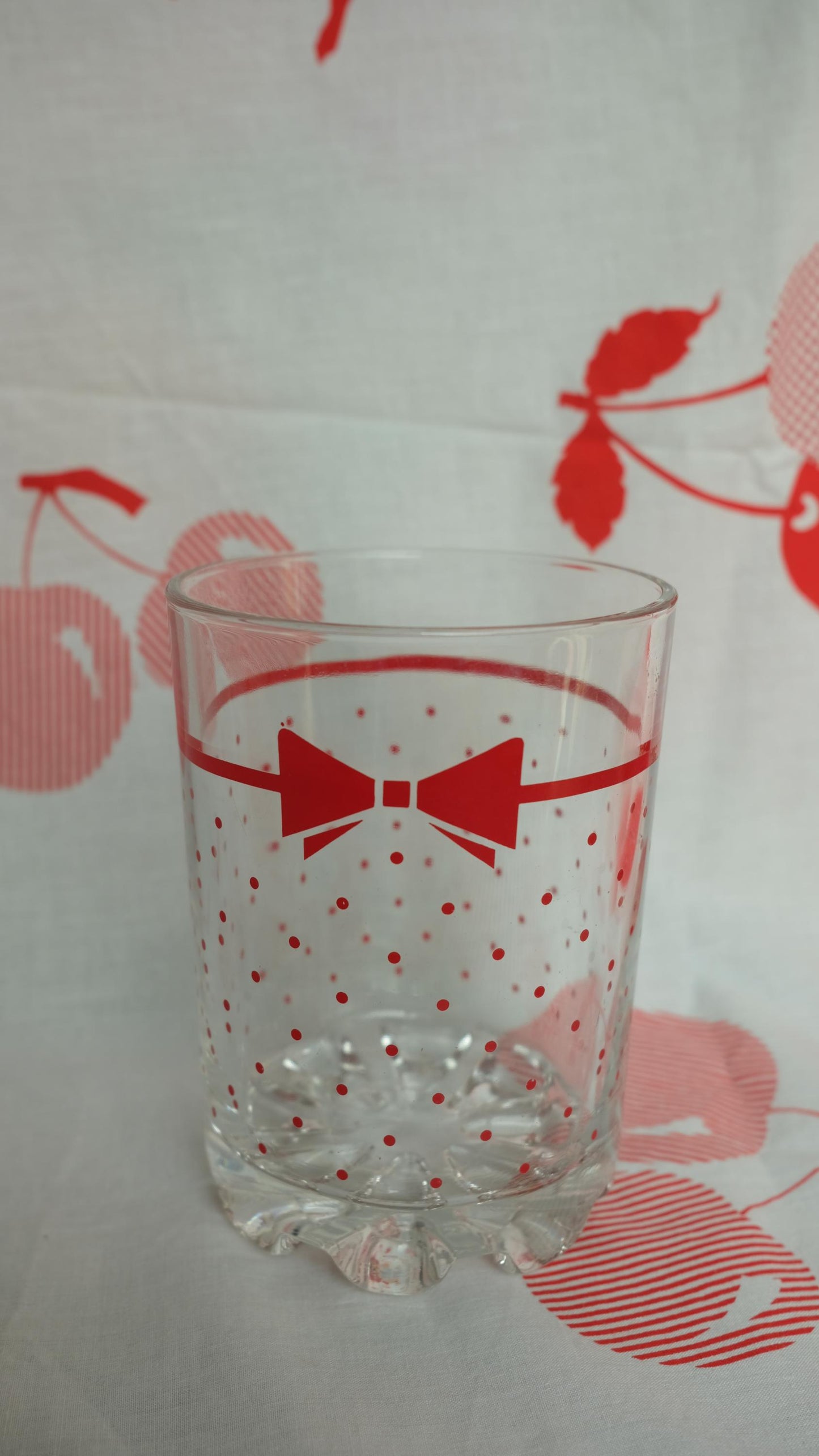 Vase en verre à pois/seau à glaçons
