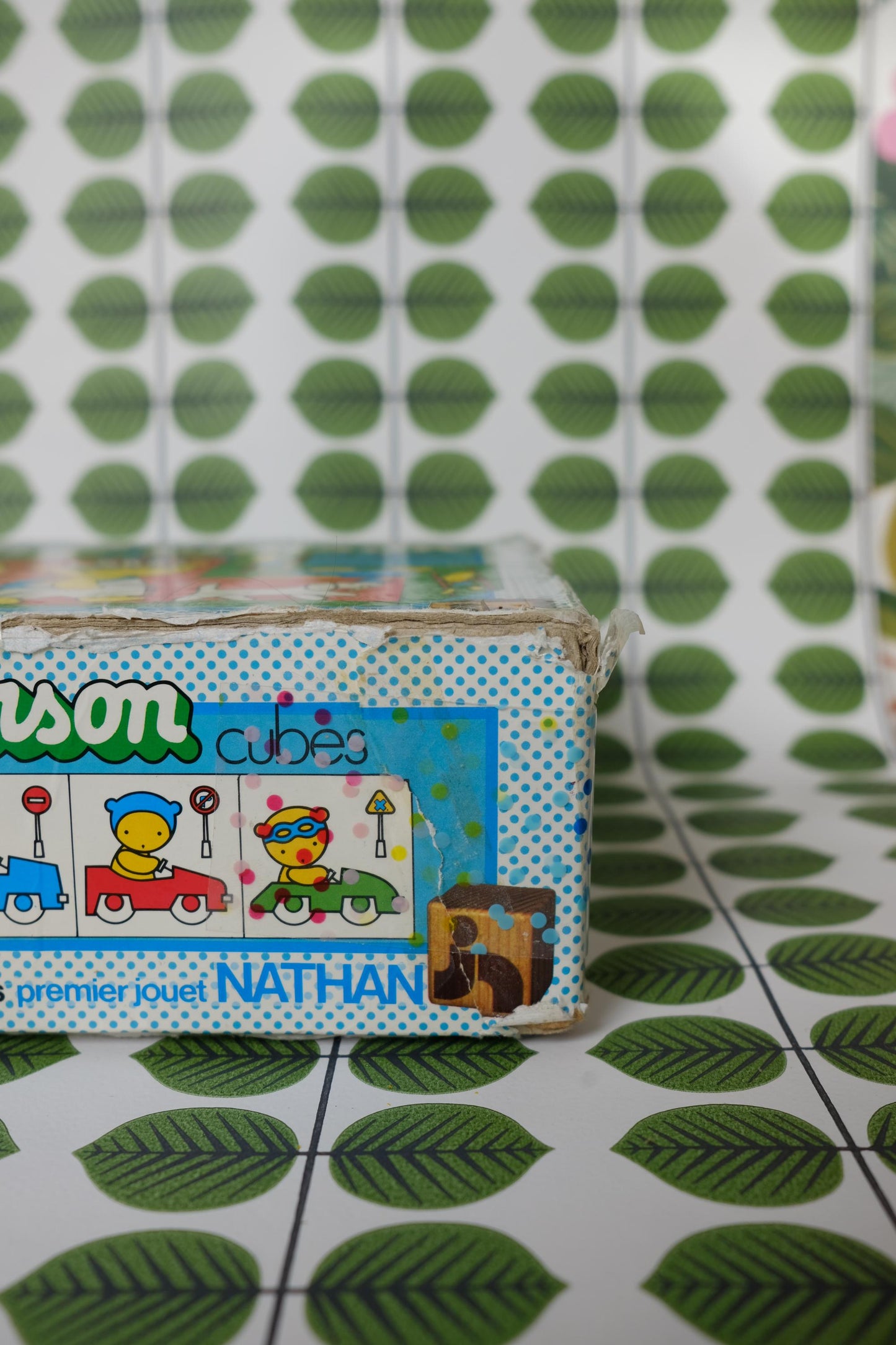 Jeu de cubes Ploum l'ourson