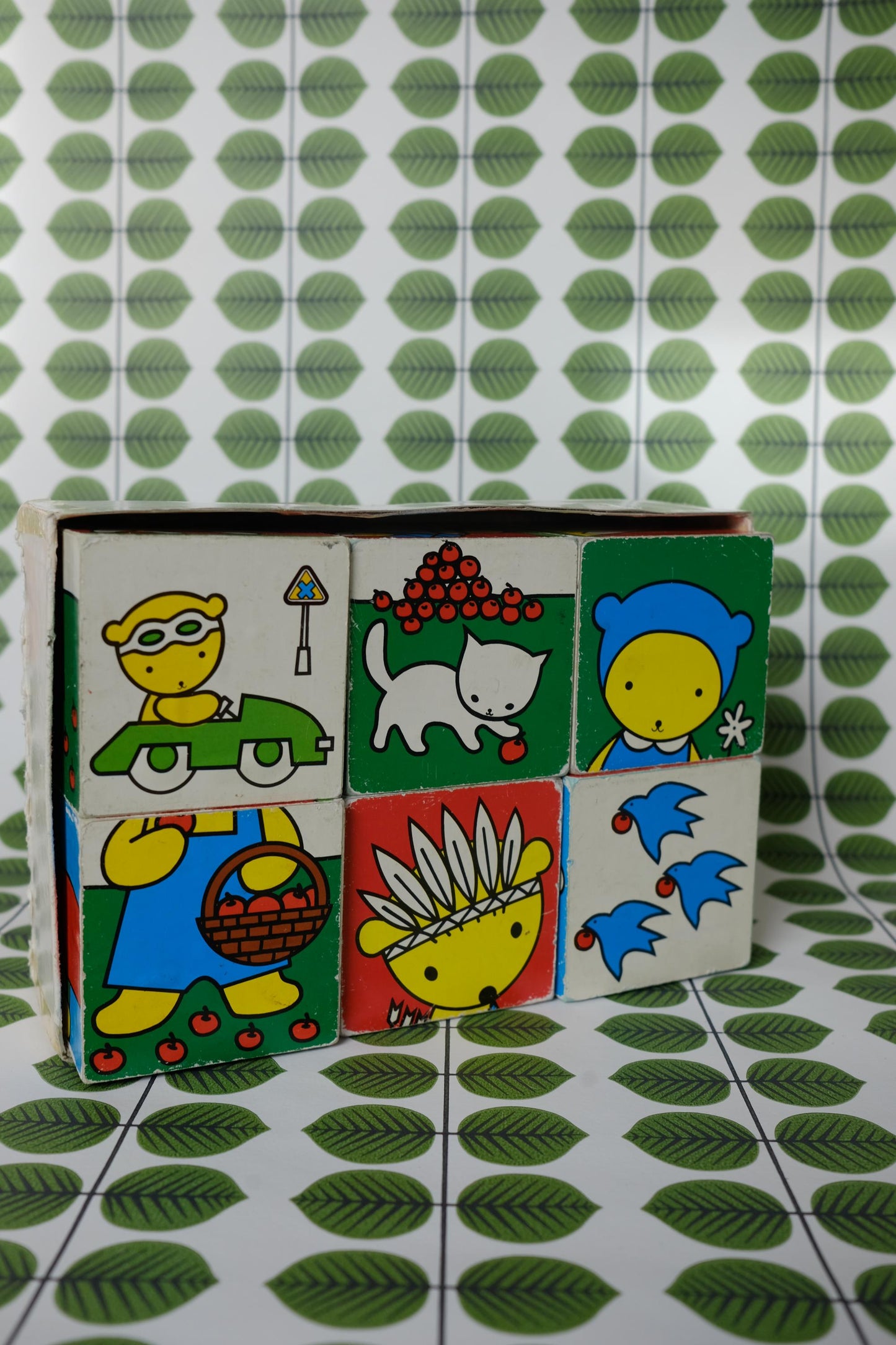 Jeu de cubes Ploum l'ourson