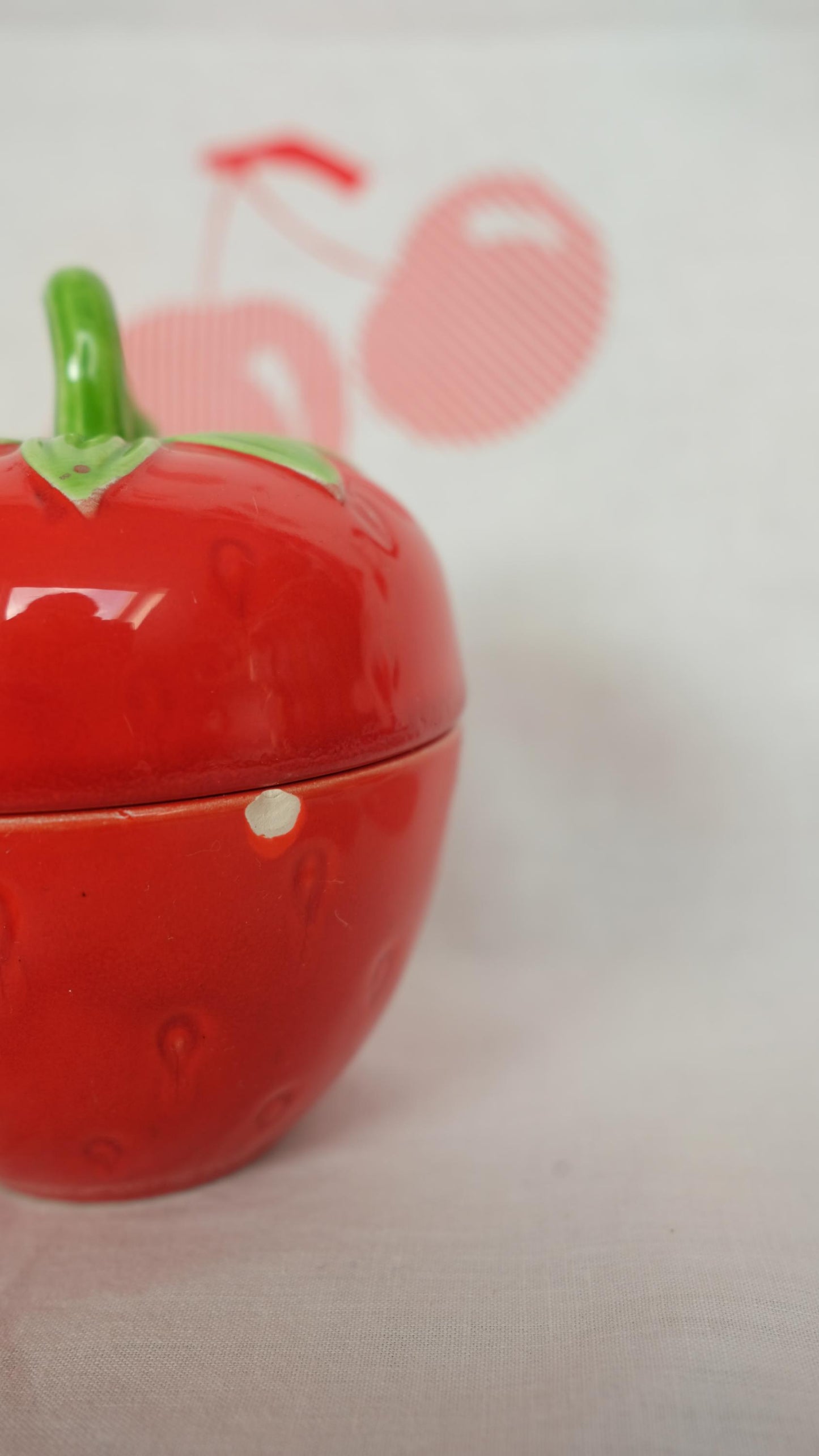 Pot fraise en céramique