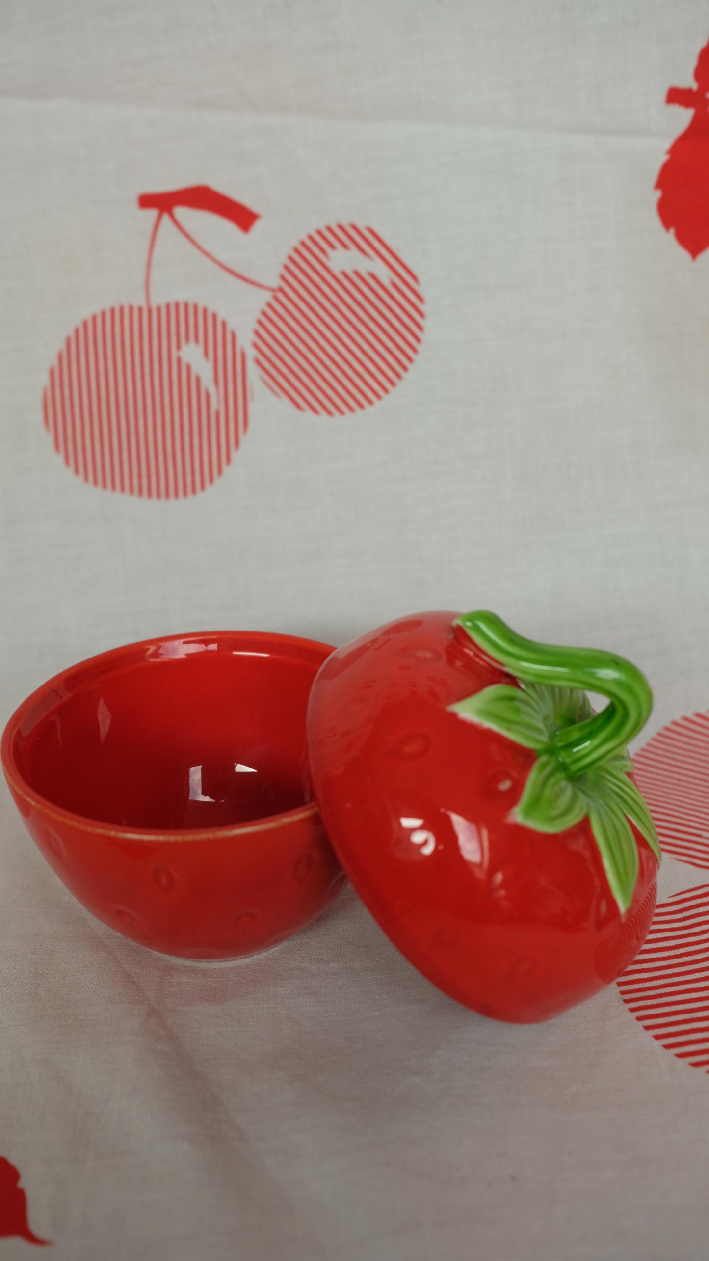 Pot fraise en céramique