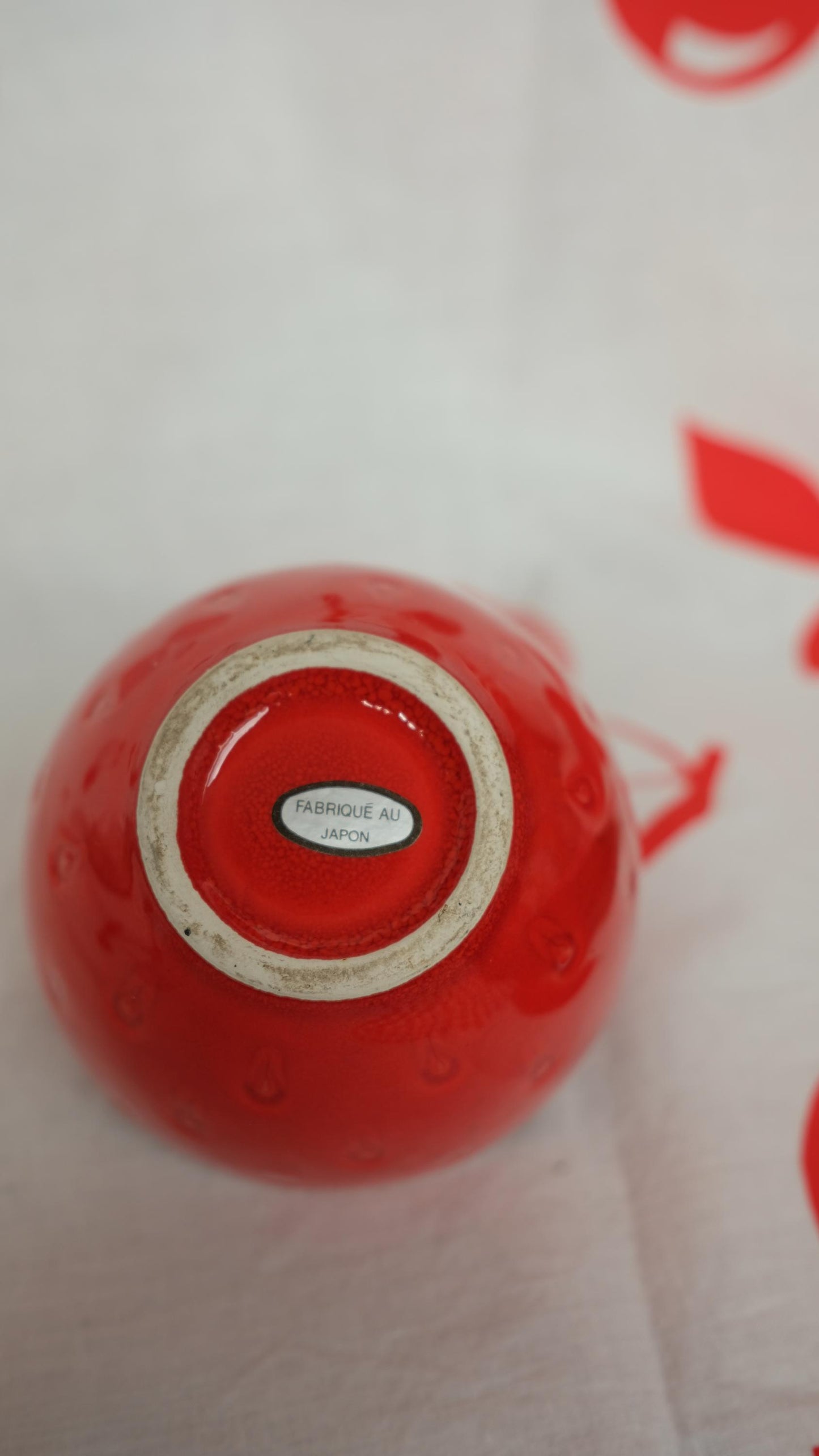 Pot fraise en céramique