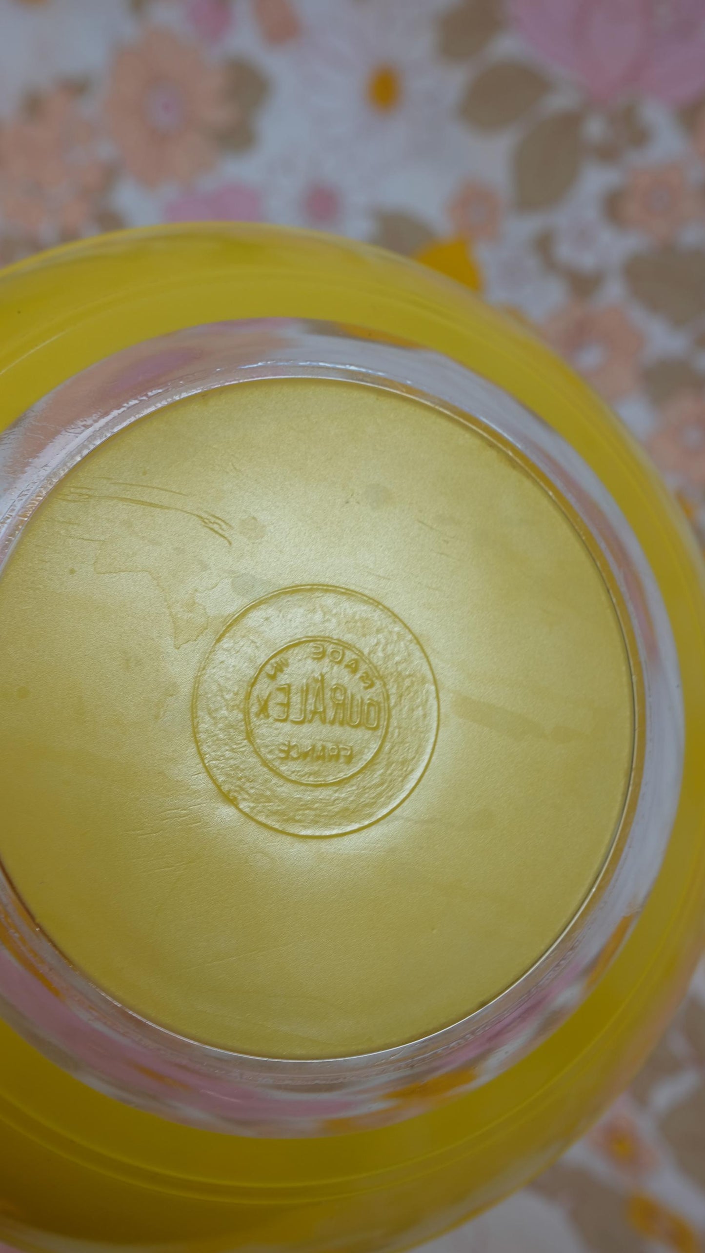 Saladier Duralex jaune