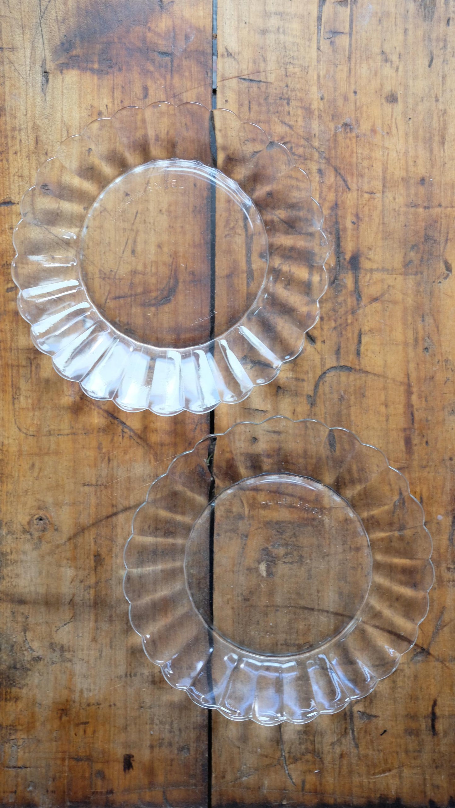 Assiettes duralex en forme de fleur