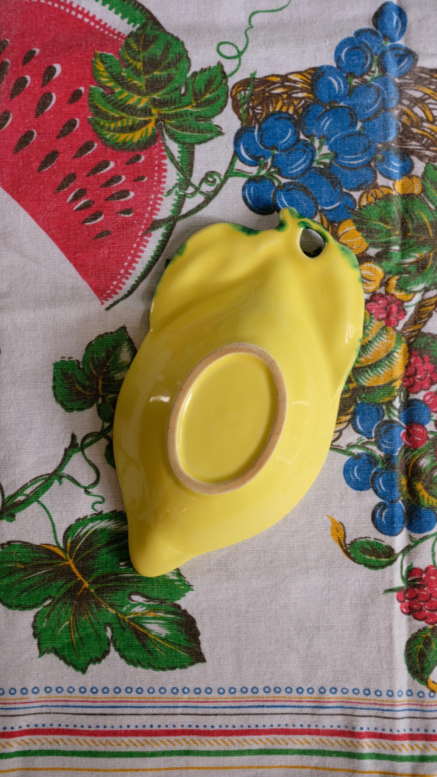 Ravier citron en céramique