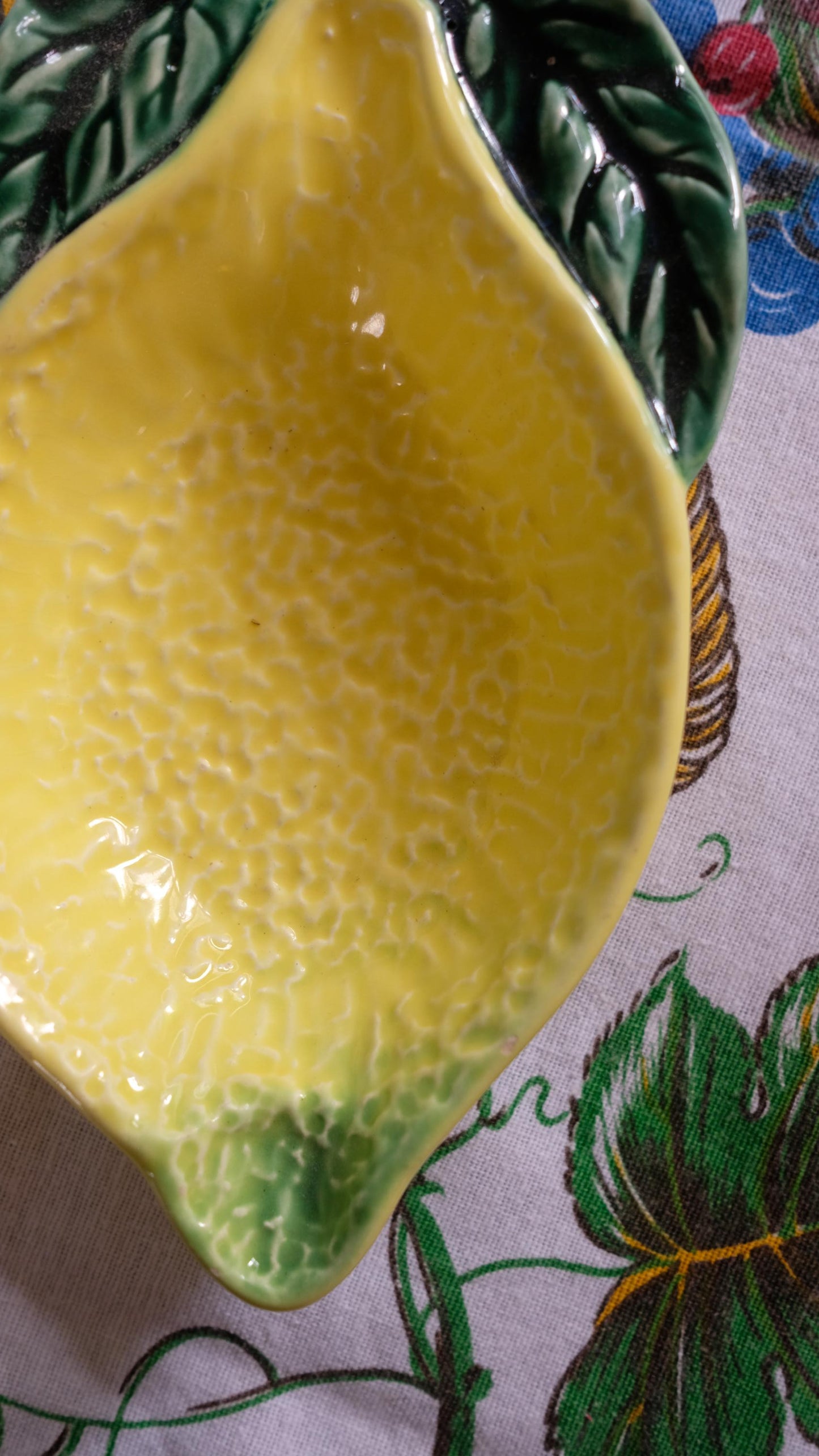 Ravier citron en céramique