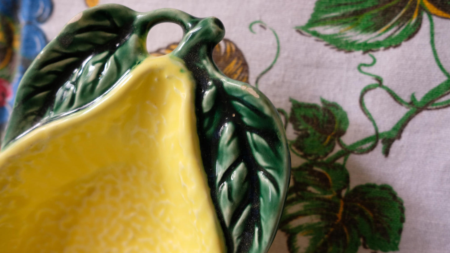 Ravier citron en céramique