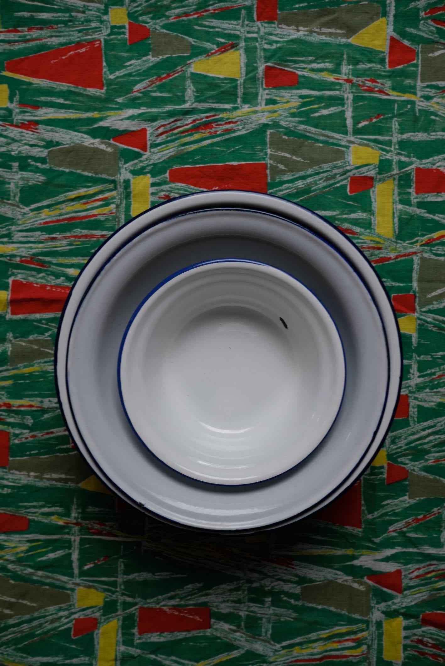 Bols en tôle émaillée