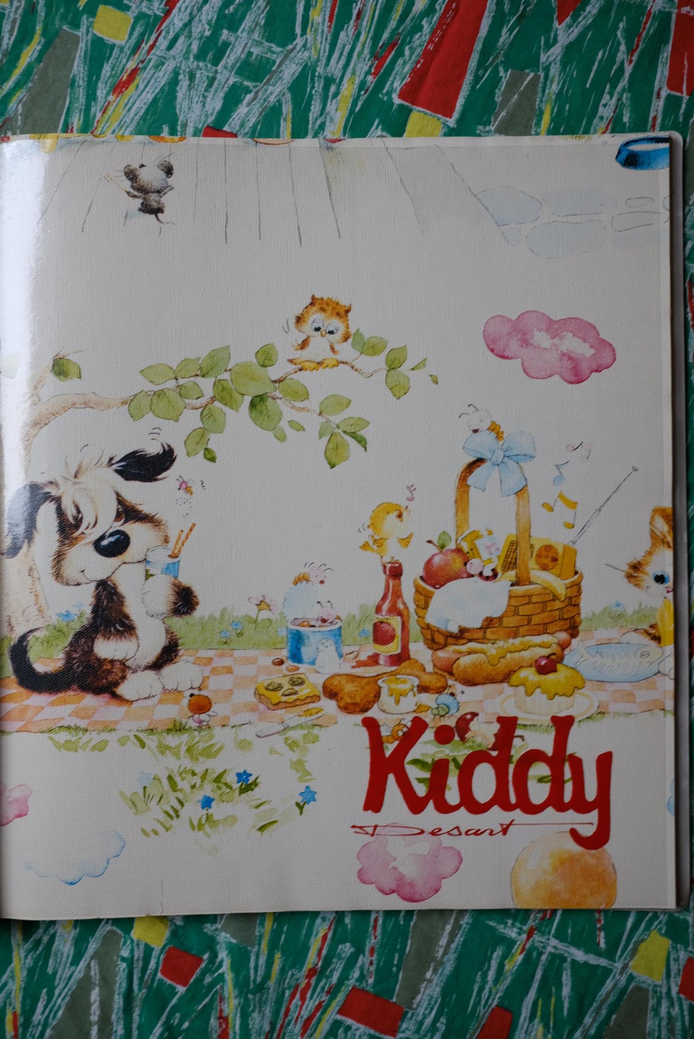 Catalogue de papier peint kiddy de 1980