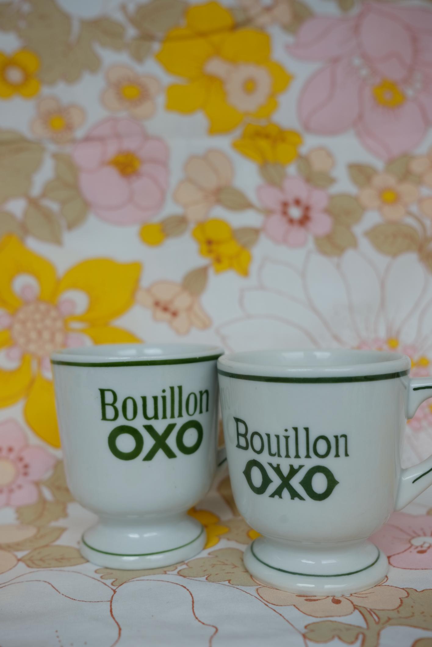 Mugs publicitaires liebig/bouillon OXO