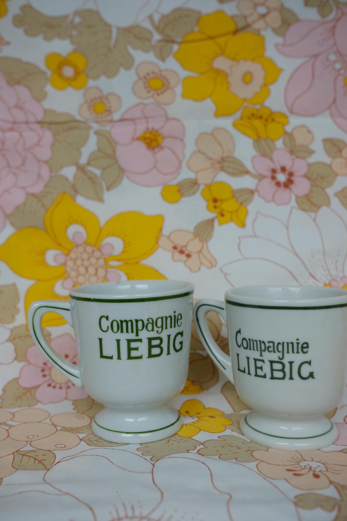 Mugs publicitaires liebig/bouillon OXO