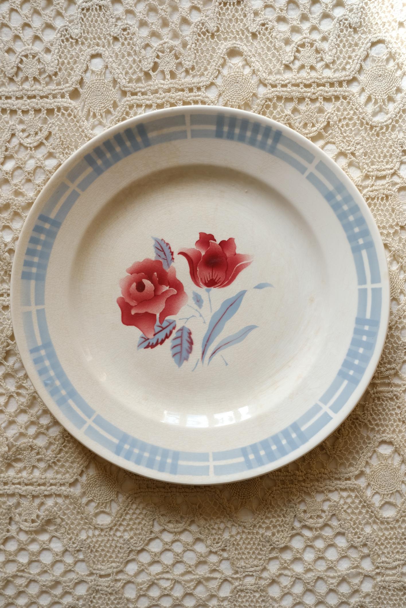 Sélection d'assiettes Bleues
