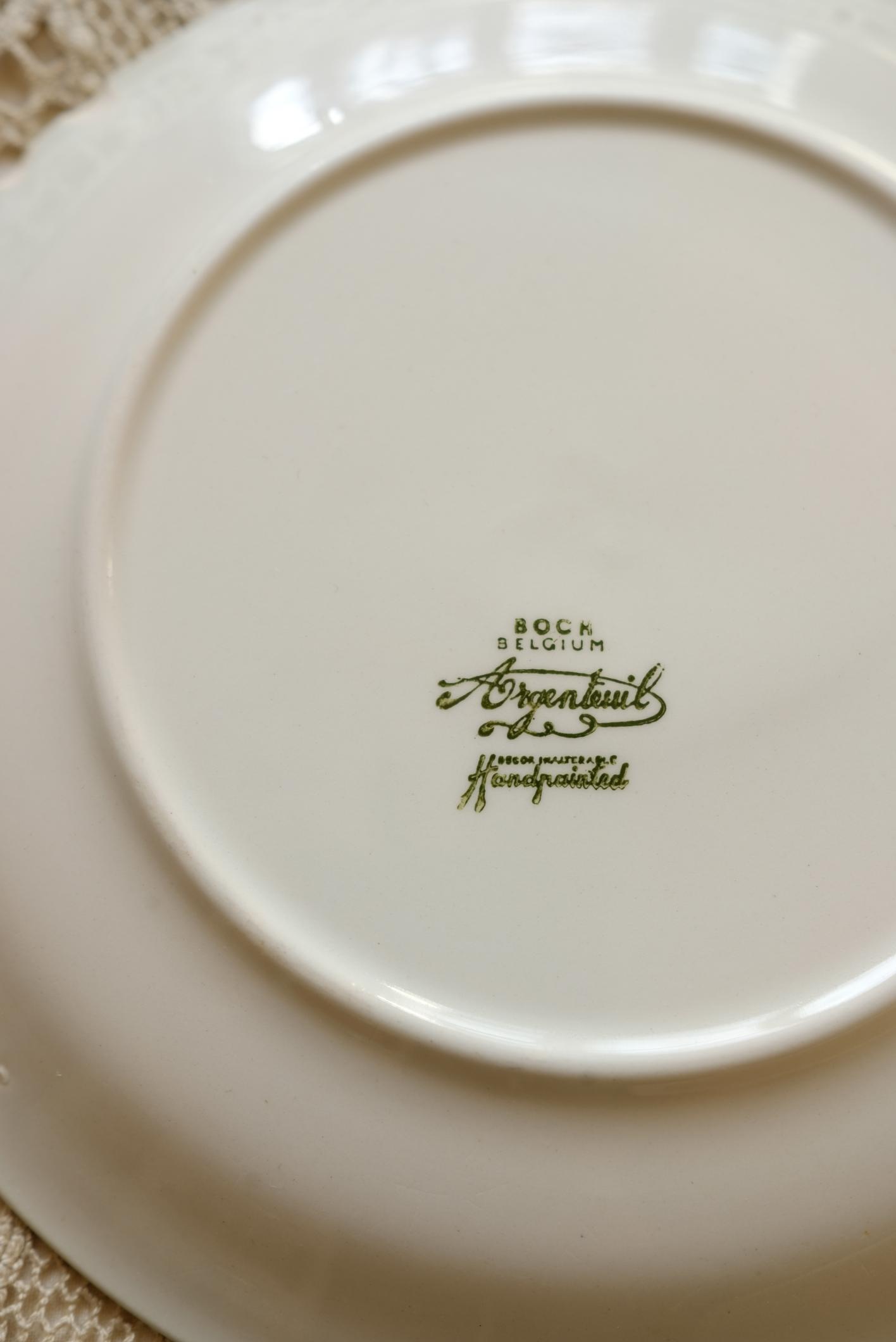 Sélection d'assiettes vertes