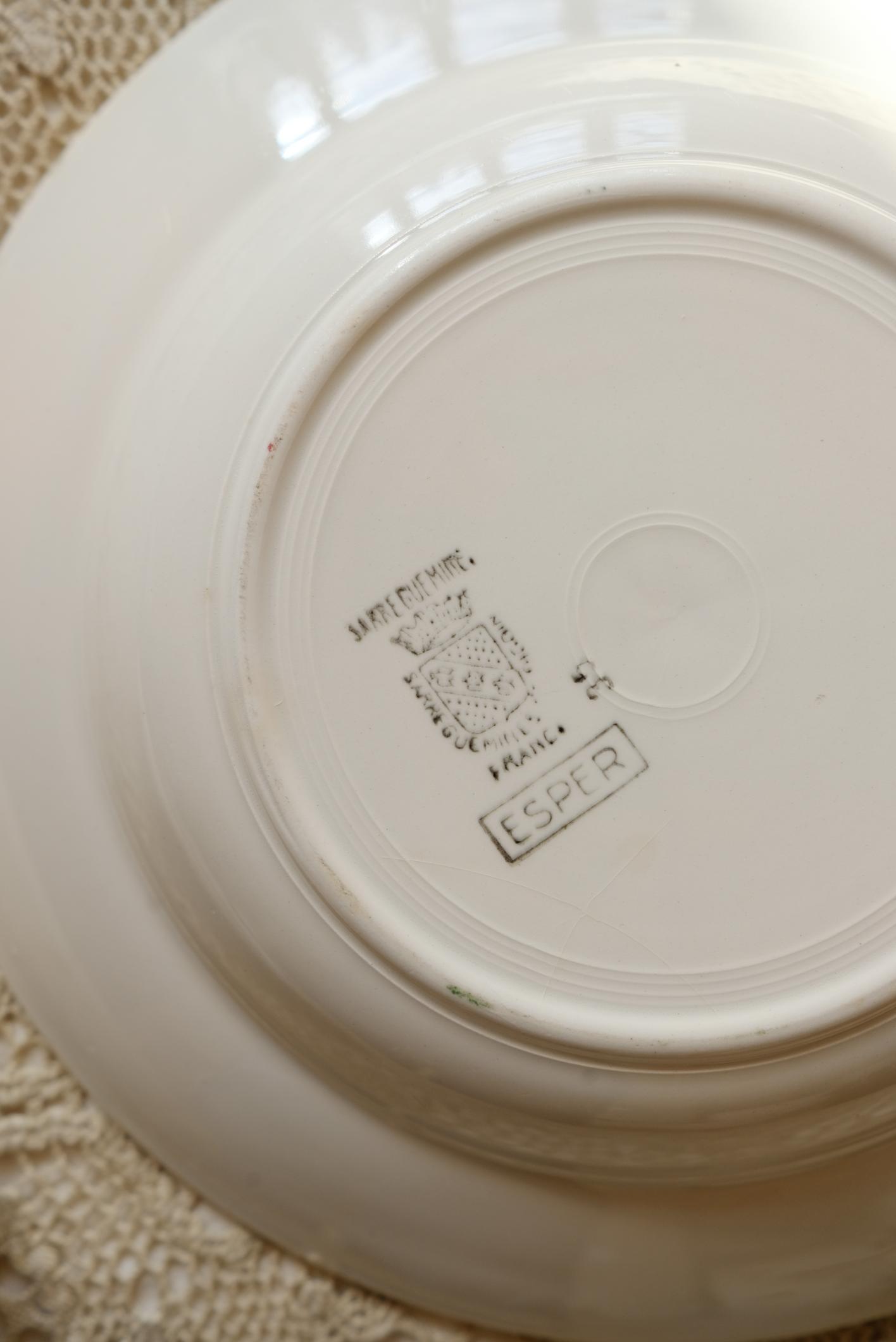 Sélection d'assiettes vertes